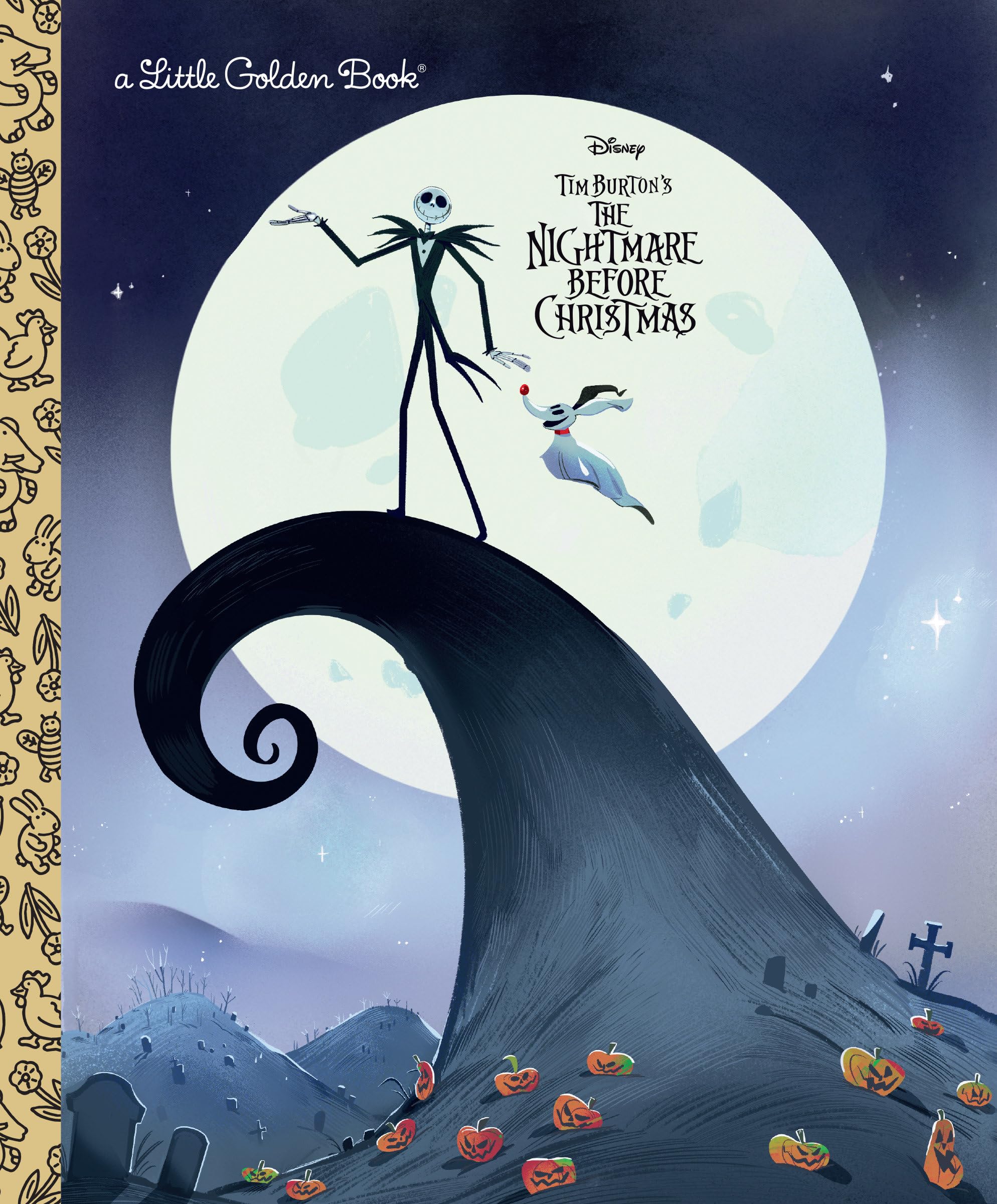 Tim Burton's The Nightmare Before Christmas (Disney) (Little Golden Book) used book depot