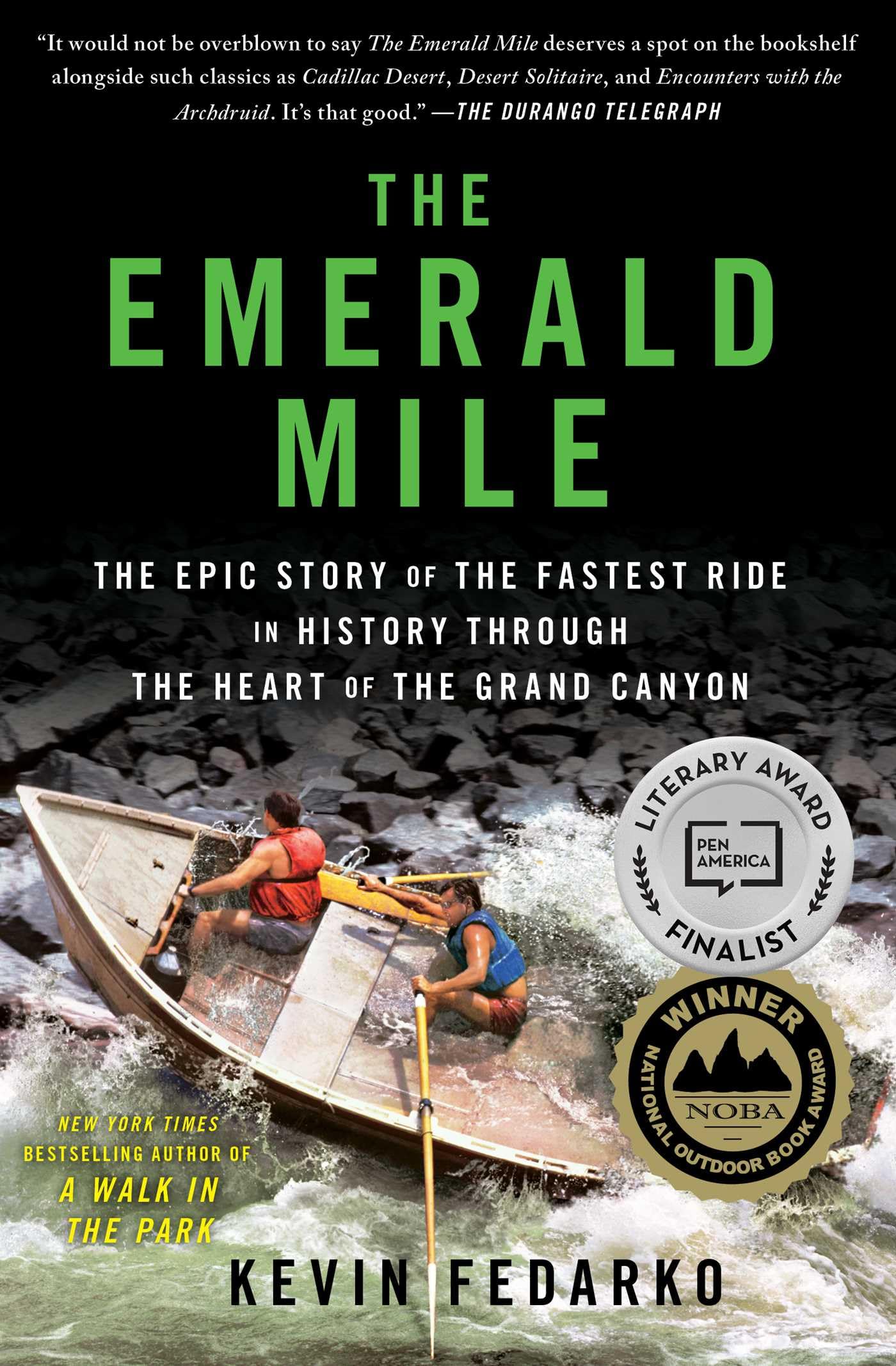 The Emerald Mile: The Epic Story of the Fastest Ride in History Through the Heart of the Grand Canyon used book depot