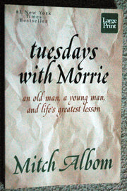 Tuesdays with Morrie used book depot