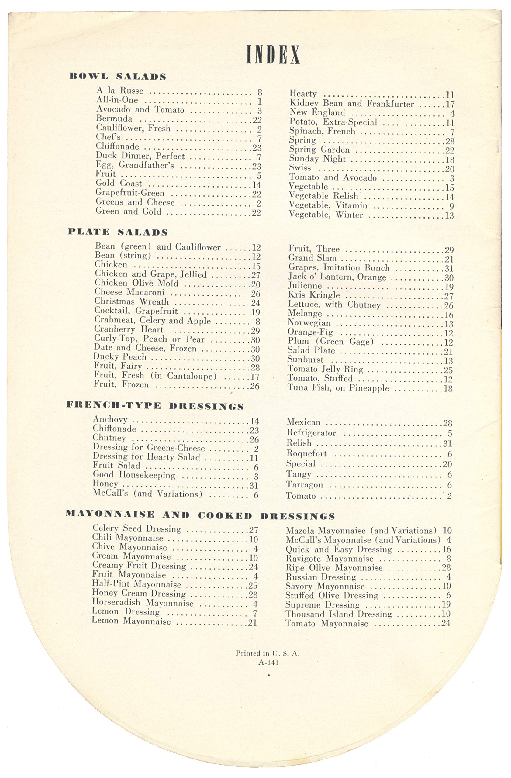 The Mazola Salad Bowl used book depot