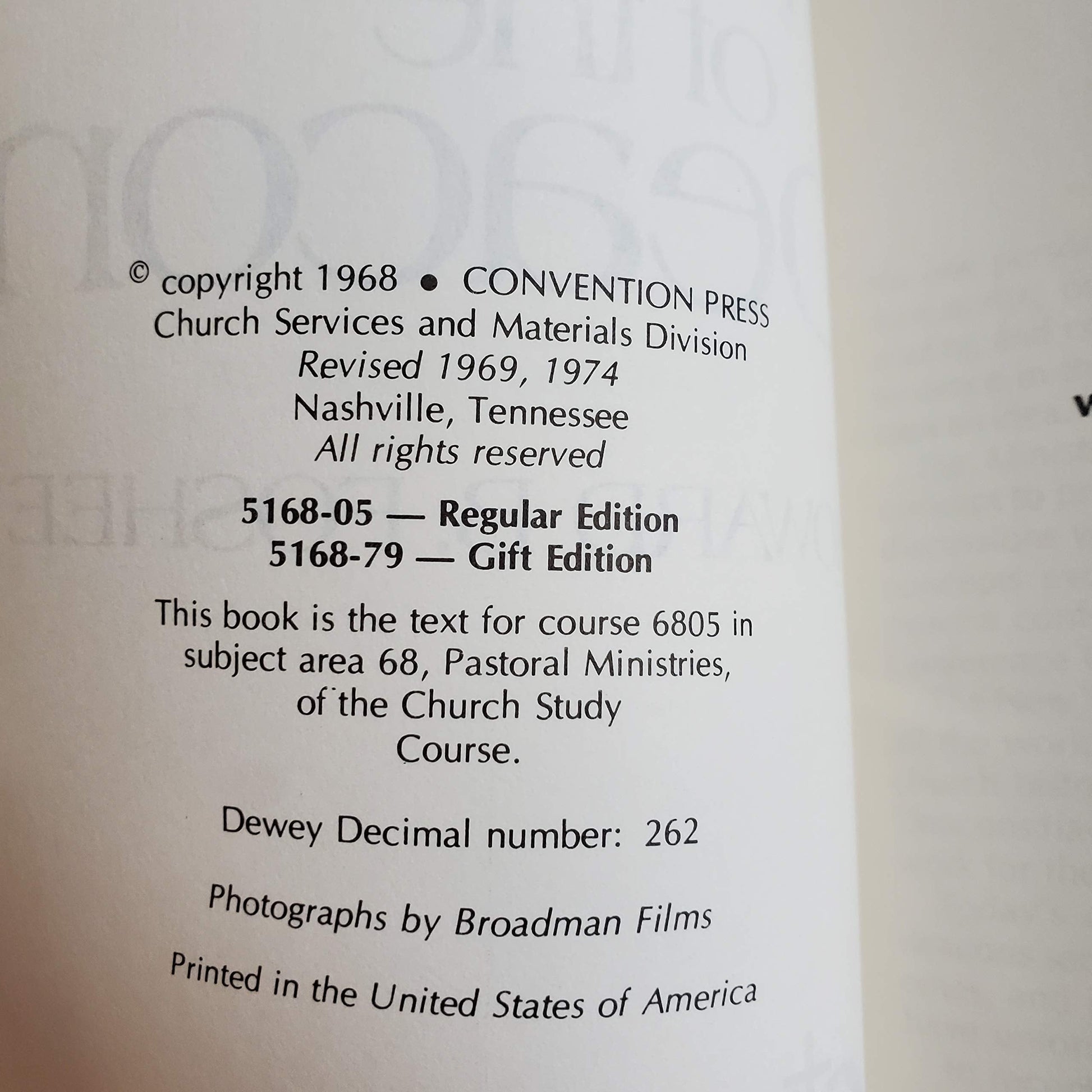 The ministry of the deacon used book depot