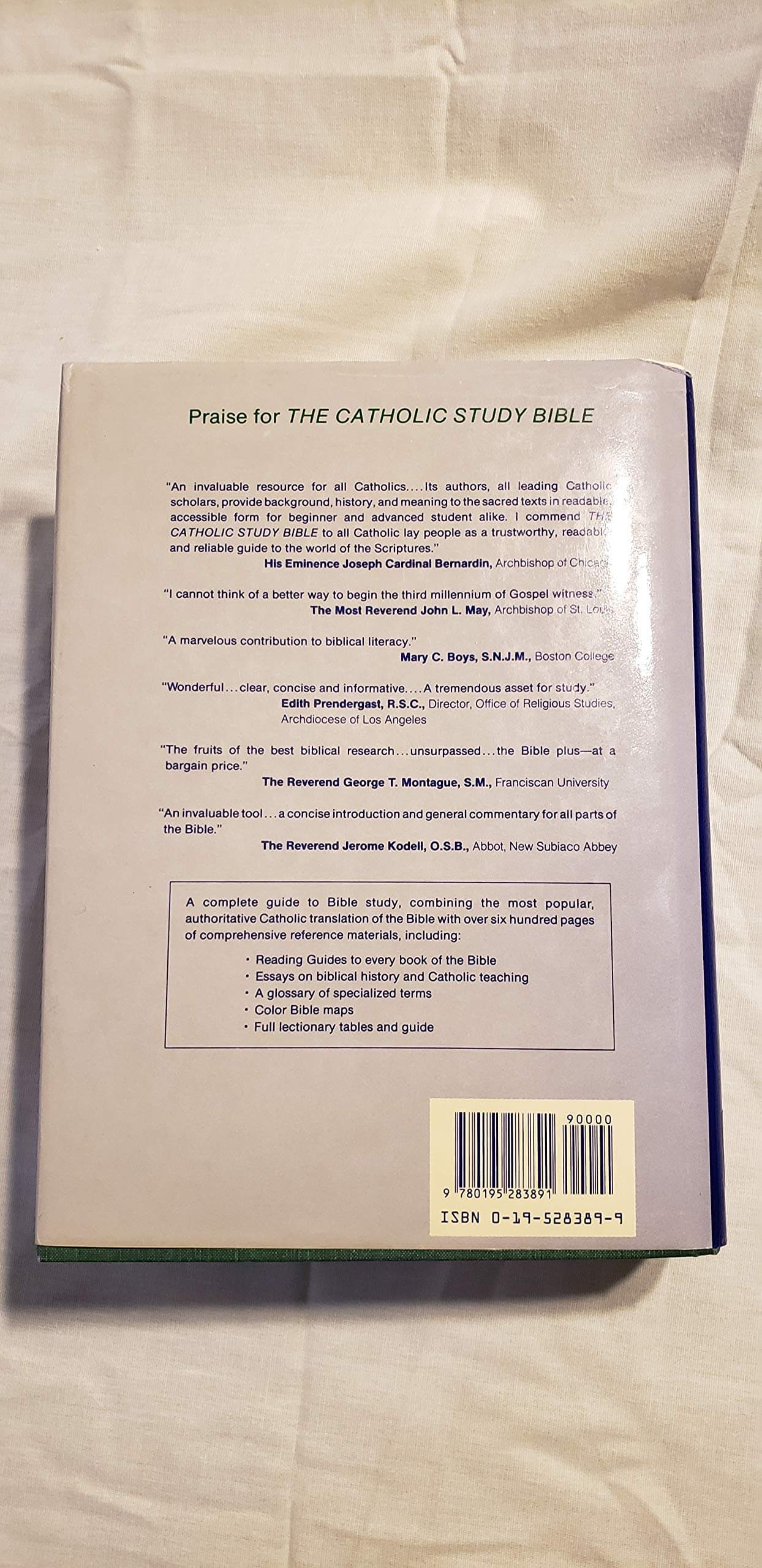 Catholic Study Bible: New American Bible, No 4200 used book depot