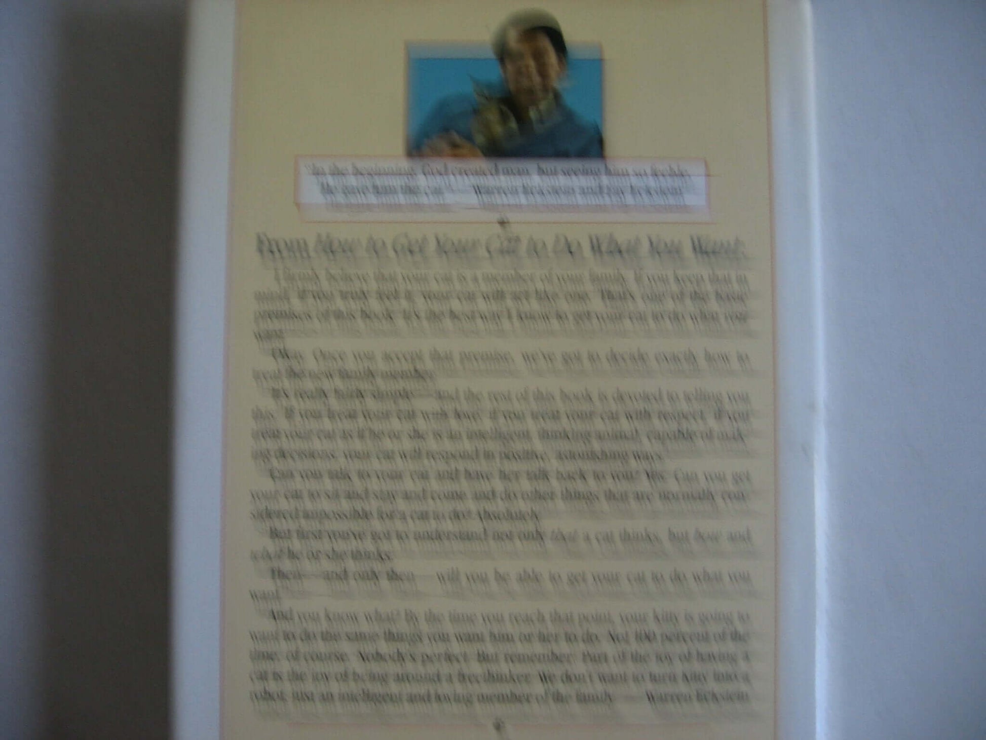 How to Get Your Cat to Do What You Want used book depot