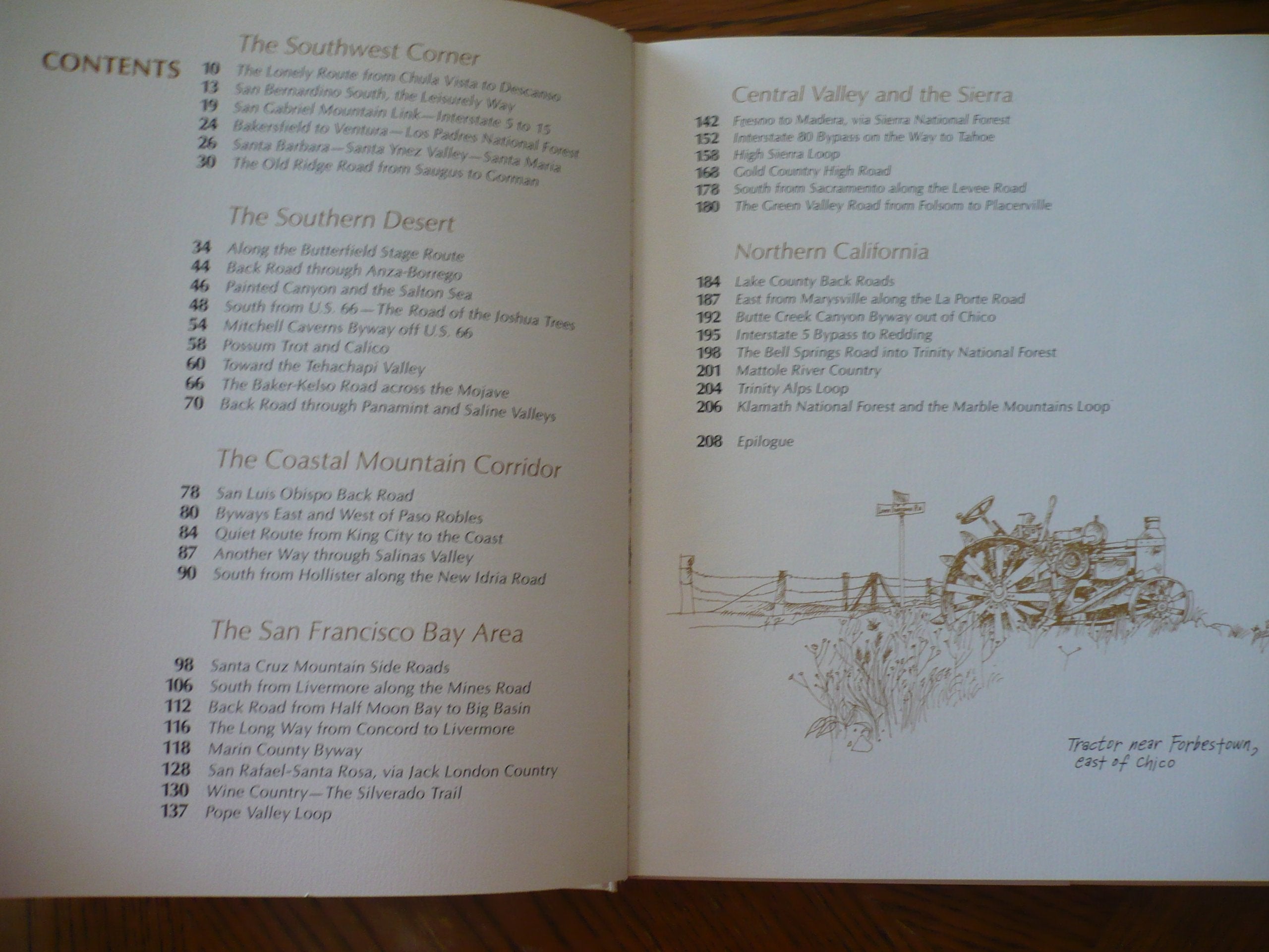 Back Roads Of California * Sunset * Sketches And Trip Notes used book depot