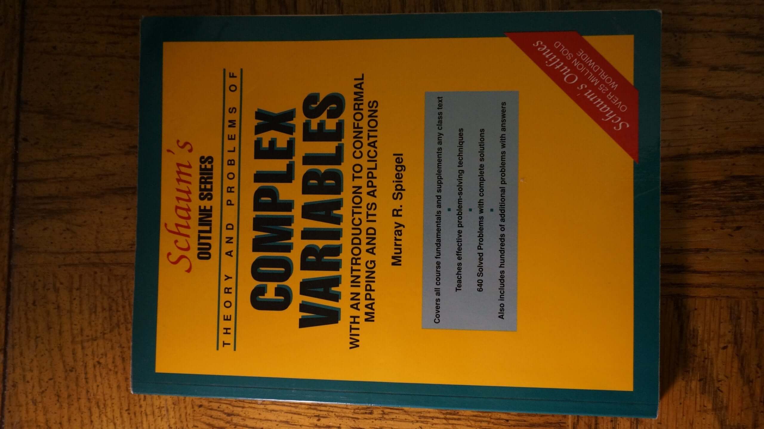 Schaum's Outlines: Complex Variables (With an Introduction to Conformal Mapping and Its Applications) used book depot