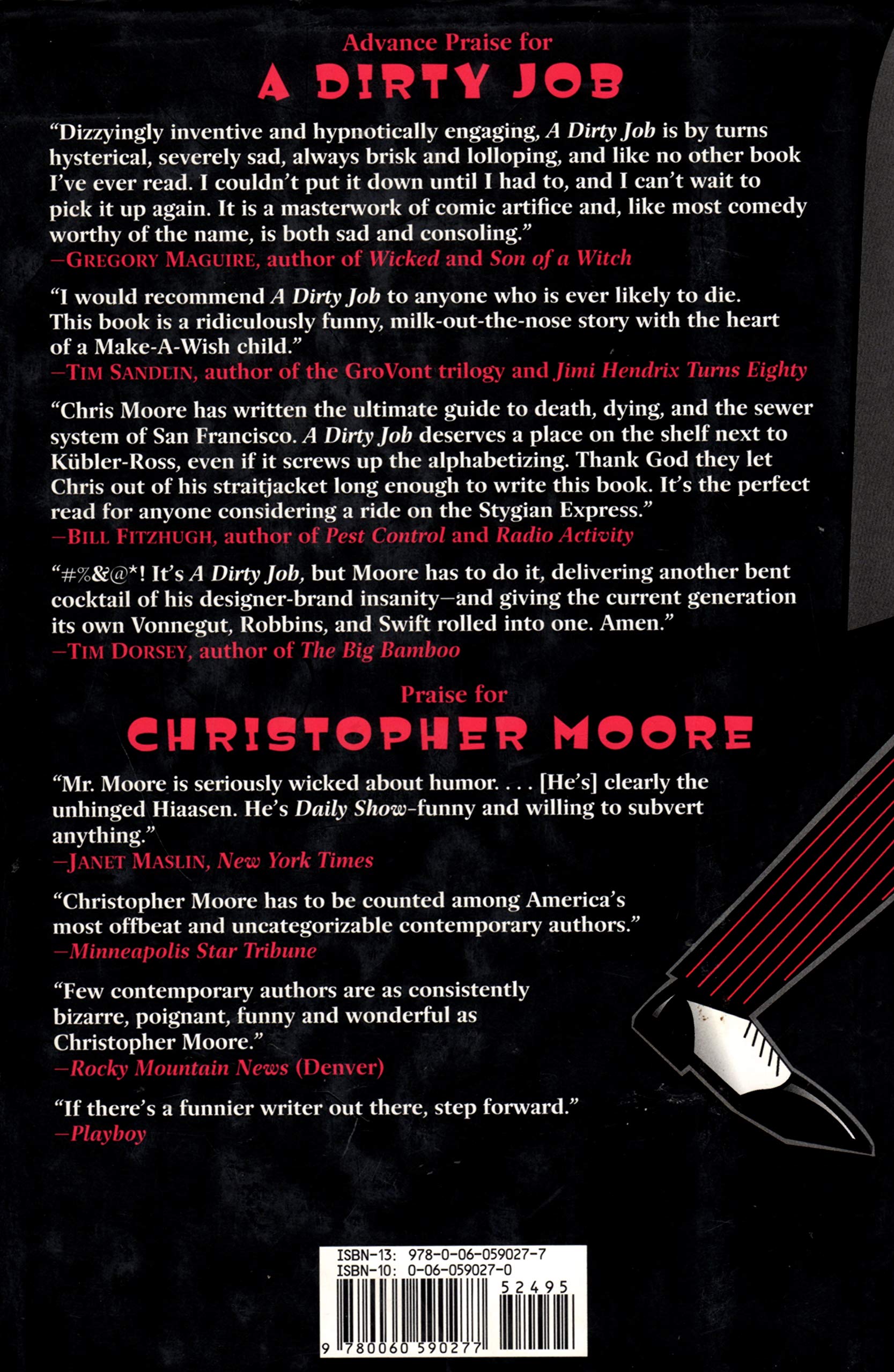 A Dirty Job: A Novel used book depot