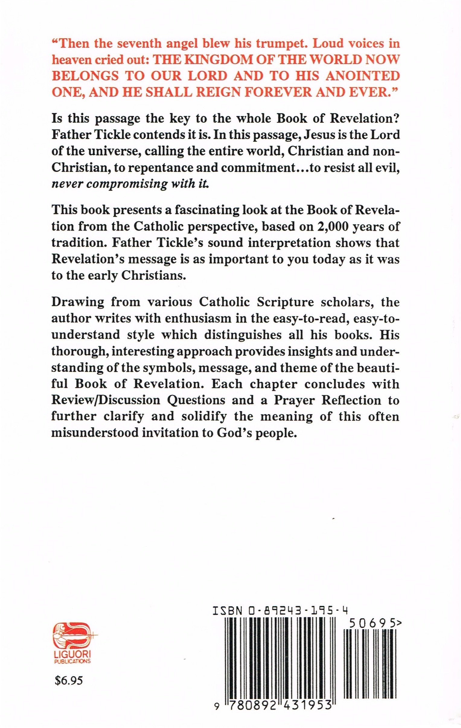 The Book of Revelation: A Catholic Interpretation of the Apocalypse used book depot