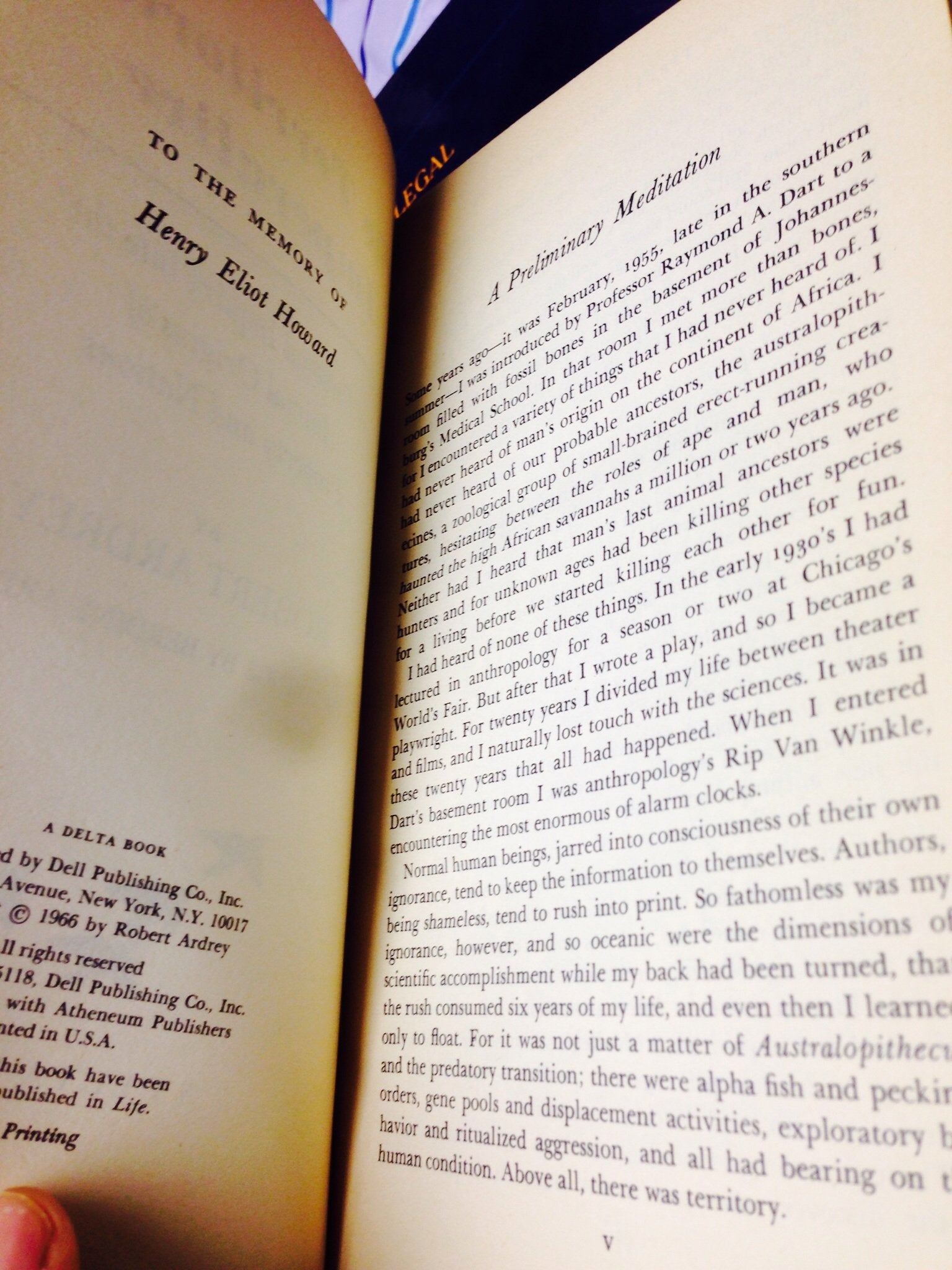 The Territorial Imperative: A Personal Inquiry into the Animal Origins of Property and Nations used book depot