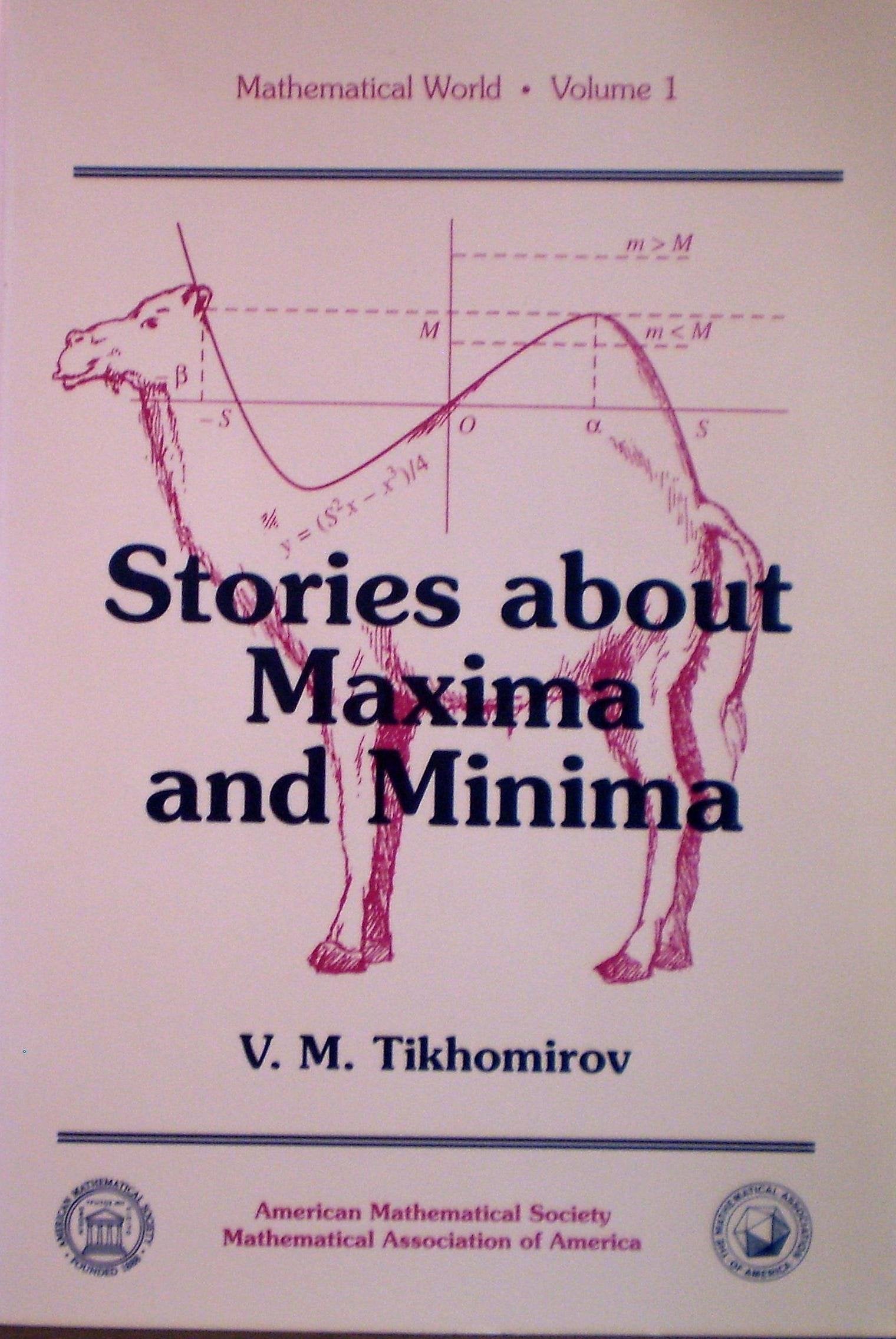 Stories About Maxima and Minima (Mathematical World/Volume 1) used book depot