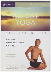 The All-Day Yoga Workout - A.M., Stress Relief, and P.M. Yoga for Beginners used book depot
