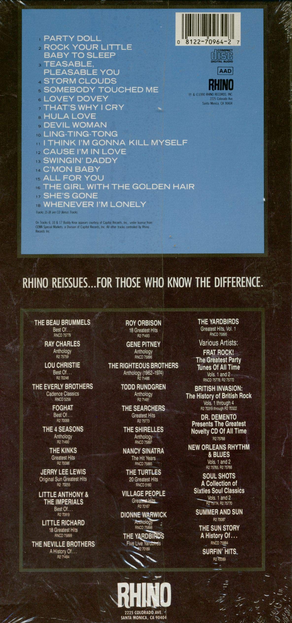 The Best Of Buddy Knox used book depot
