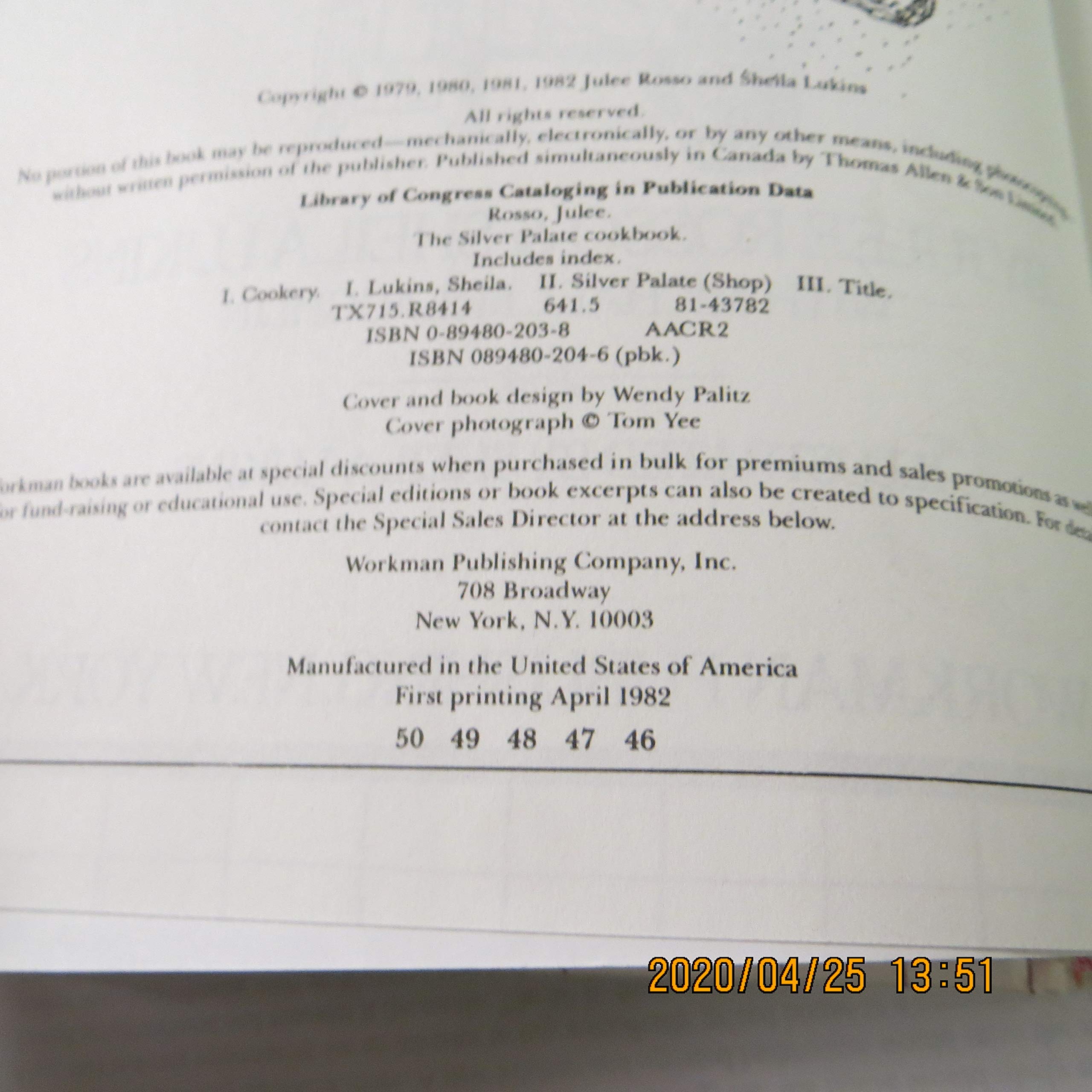 The Silver Palate Cookbook
