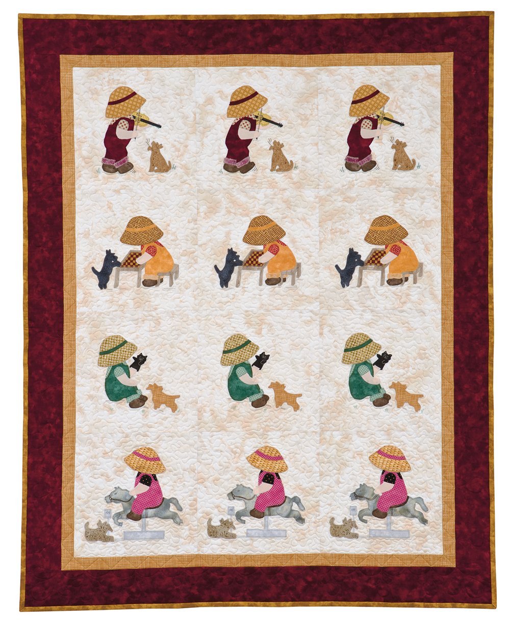 Sunbonnet Sue and Scottie at Play: Designs in Redwork and Applique used book depot