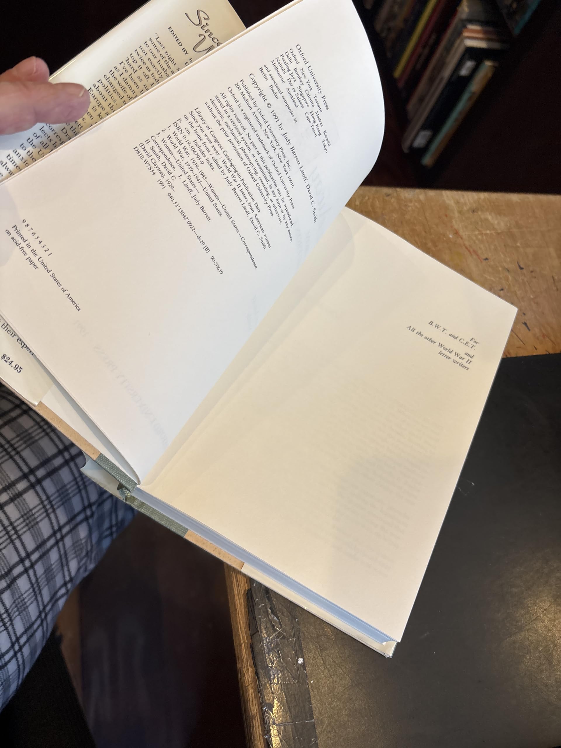 Since You Went Away: World War II Letters from American Women on the Home Front used book depot