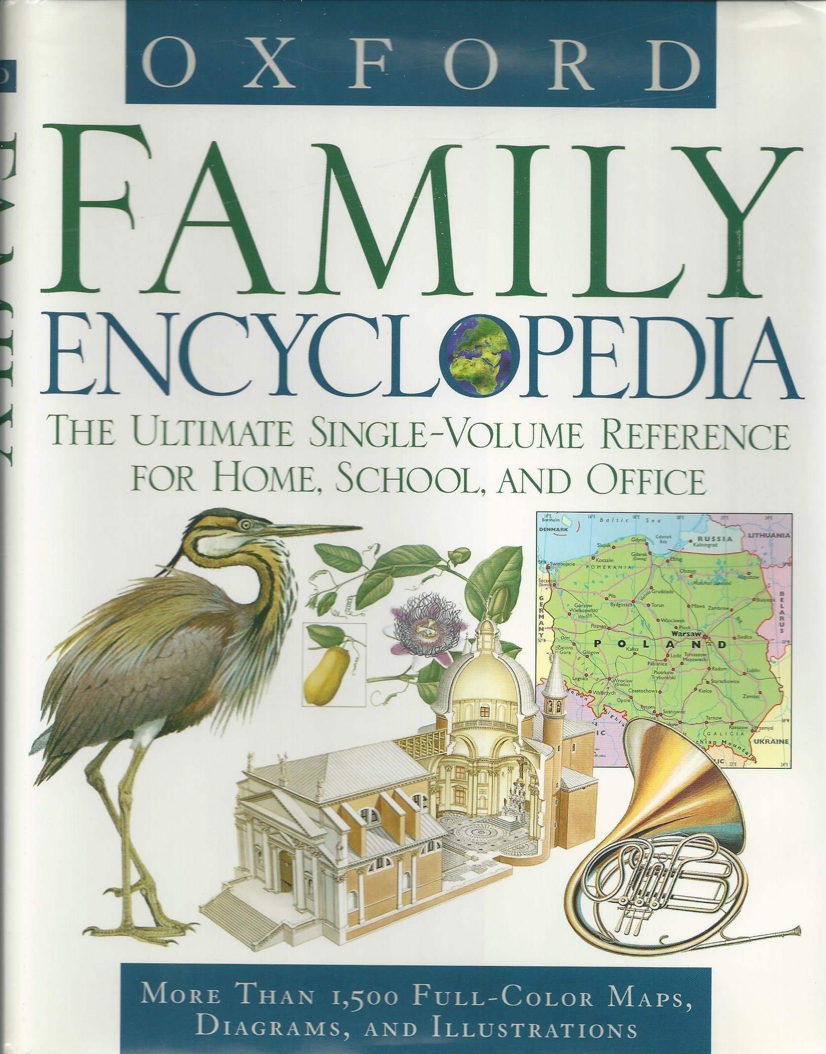 Oxford Family Encyclopedia: The Ultimate Single-Volume Reference for Home, School and Office used book depot