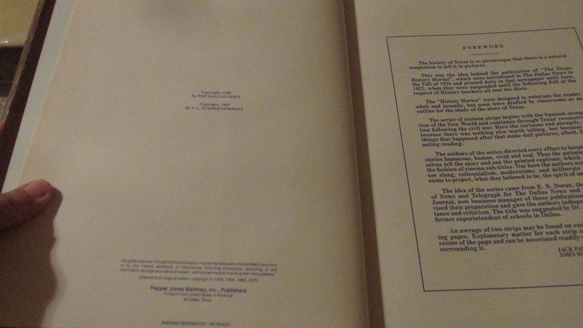 Texas History Movies - Collector's Limited Edition used book depot