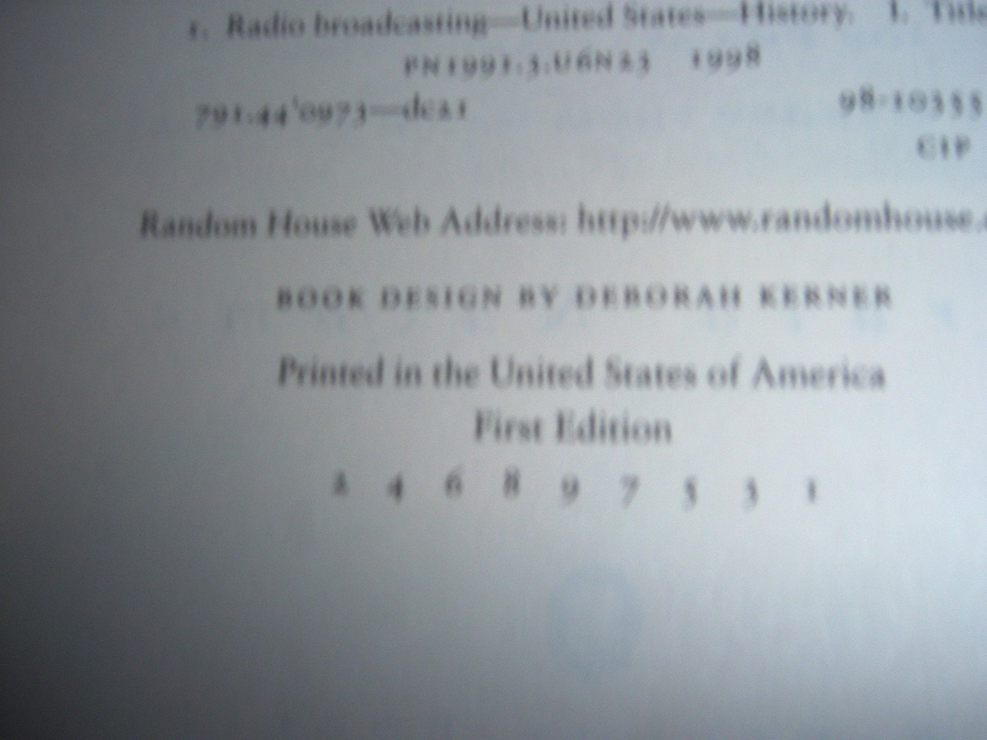 Raised on Radio used book depot