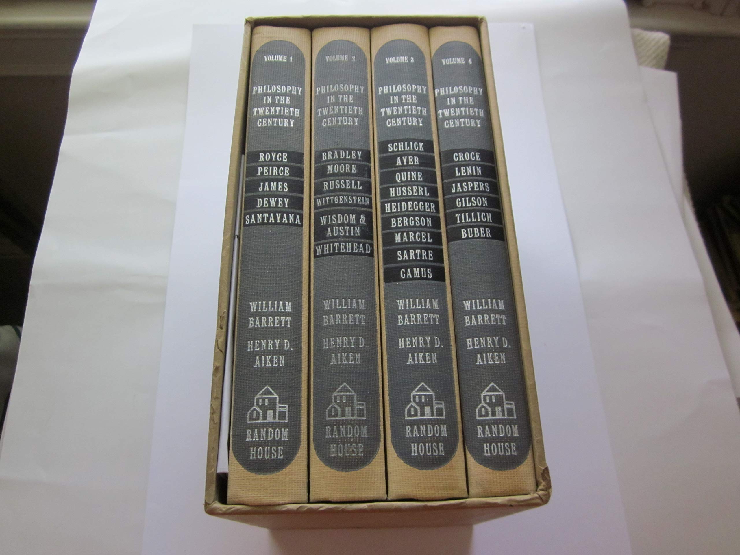 Philosophy in the Twentieth Century: An Anthology (4 Volume Set) used book depot