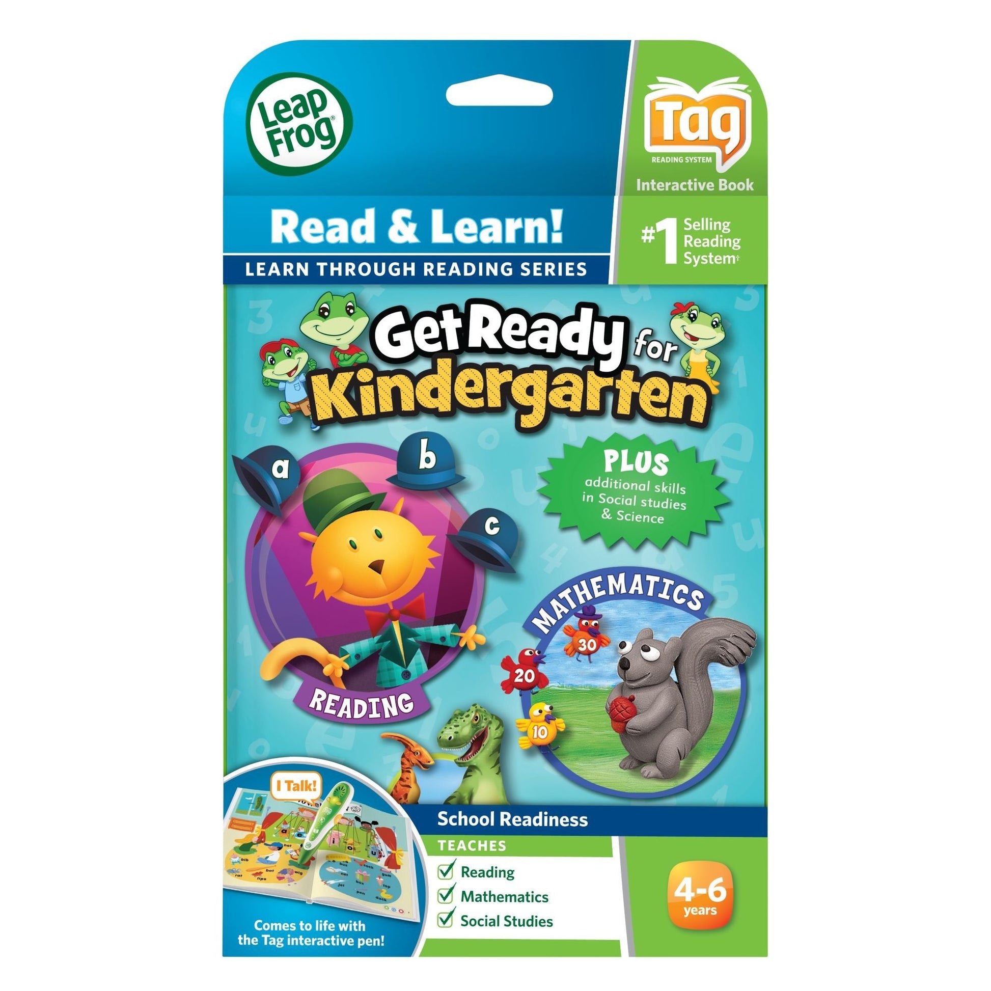 LeapFrog LeapReader Book: Get Ready for Kindergarten (works with Tag) used book depot