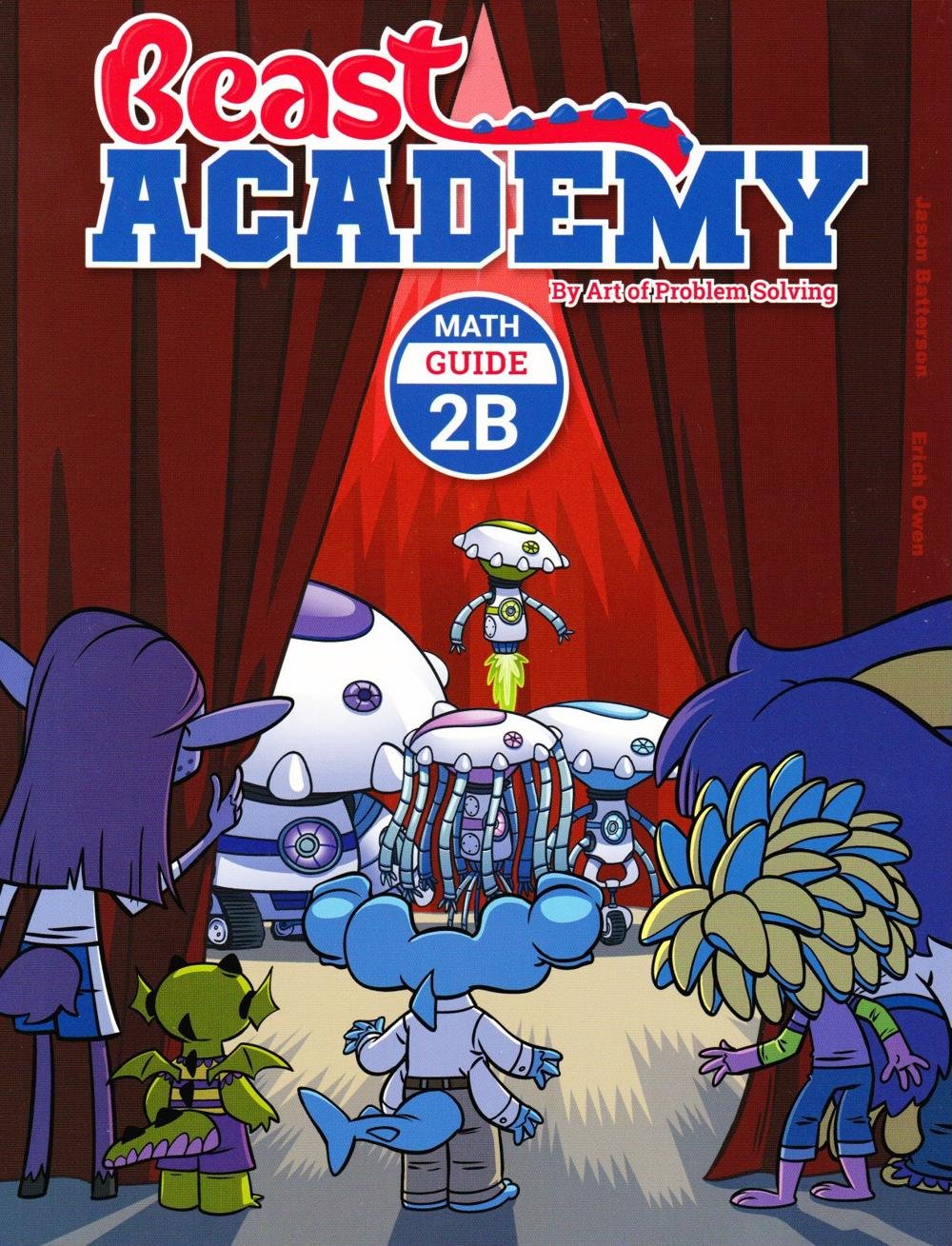 Art of Problem Solving Beast Academy 2A and 2B and 2C and 2D Guide and Practice 8-Book Set used book depot