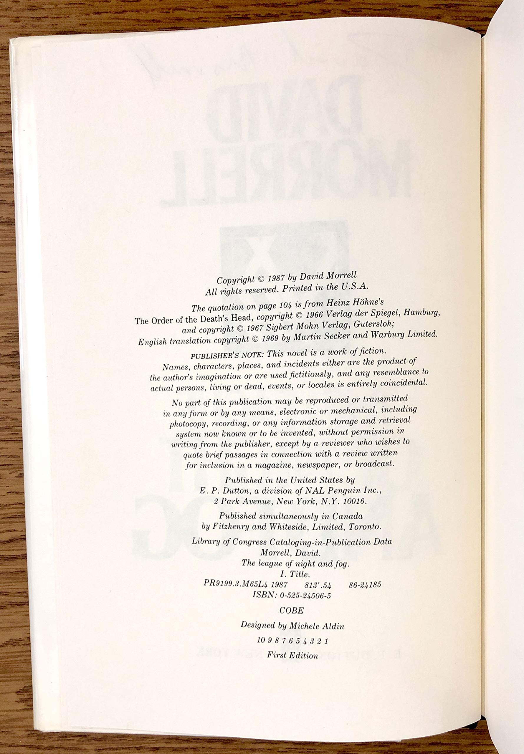 The League of Night and Fog used book depot