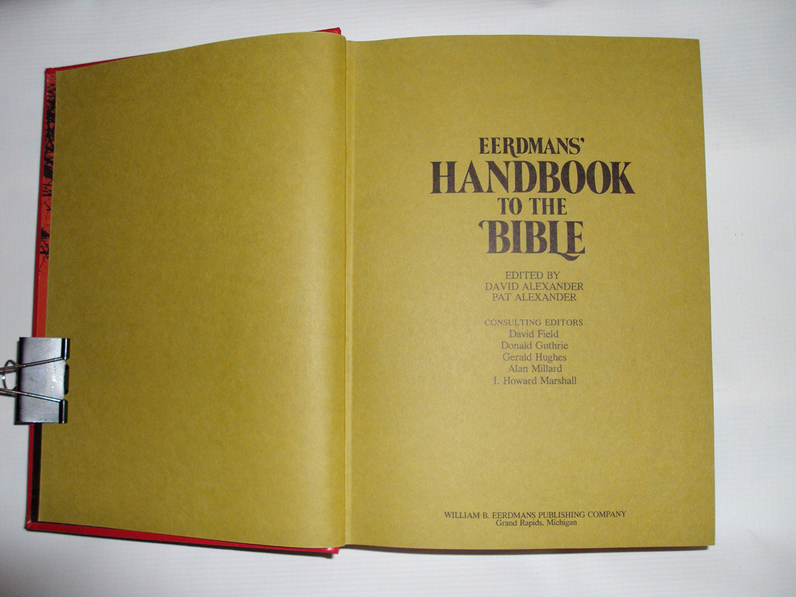 Eerdmans' Handbook To The Bible