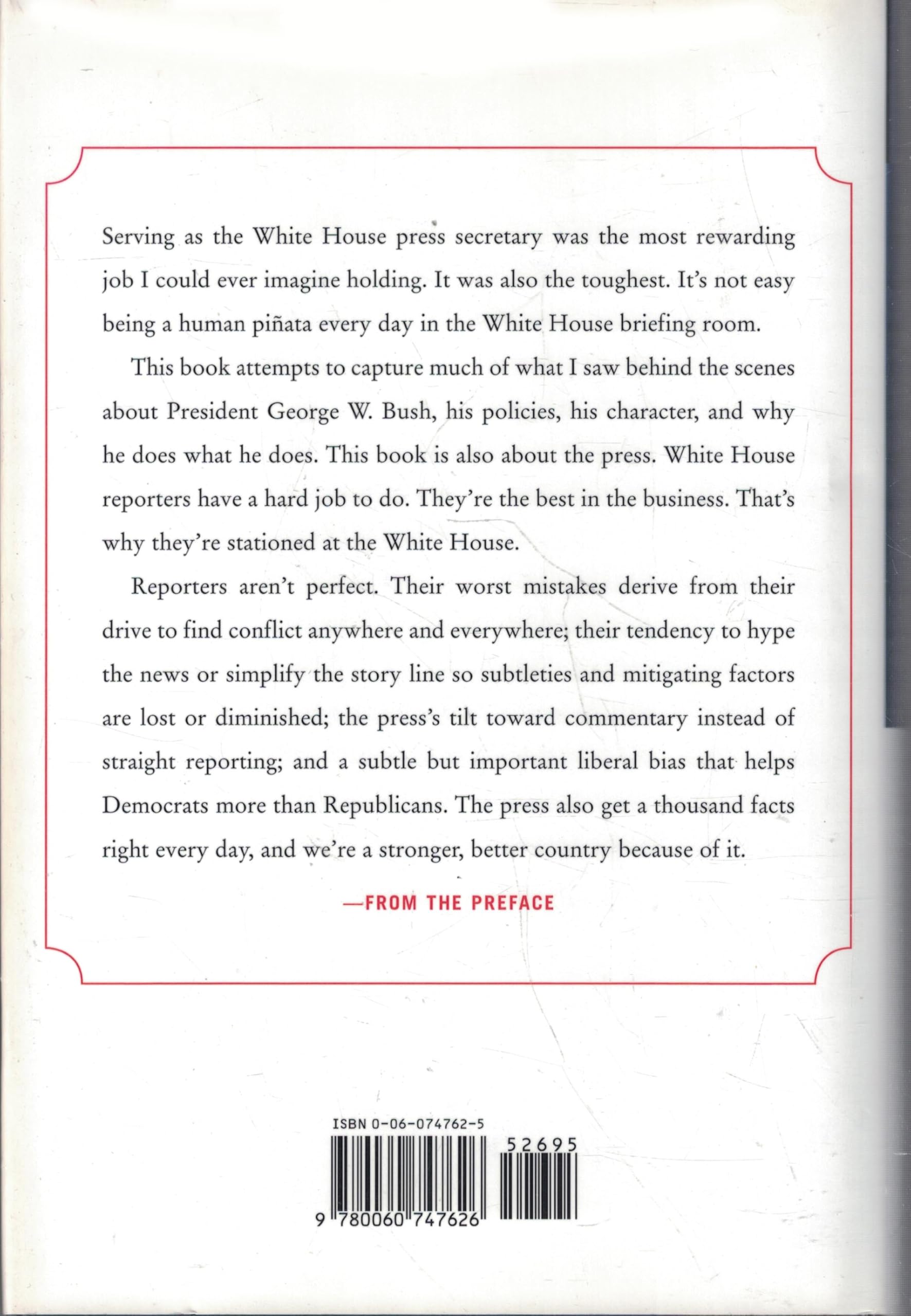 Taking Heat: The President, the Press, and My Years in the White House used book depot