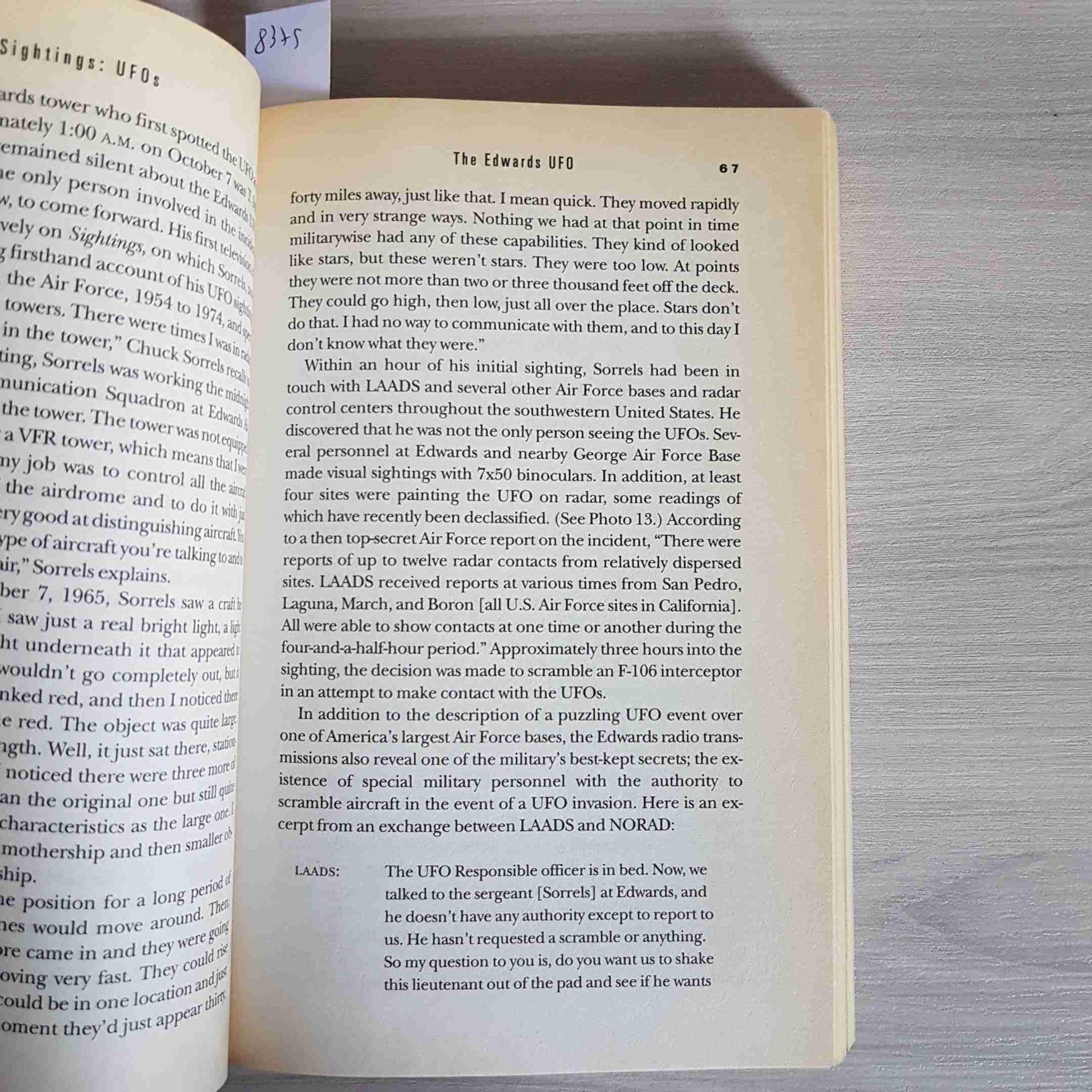 Sightings: UFOs: Beyond Imagination Lies the Truth used book depot