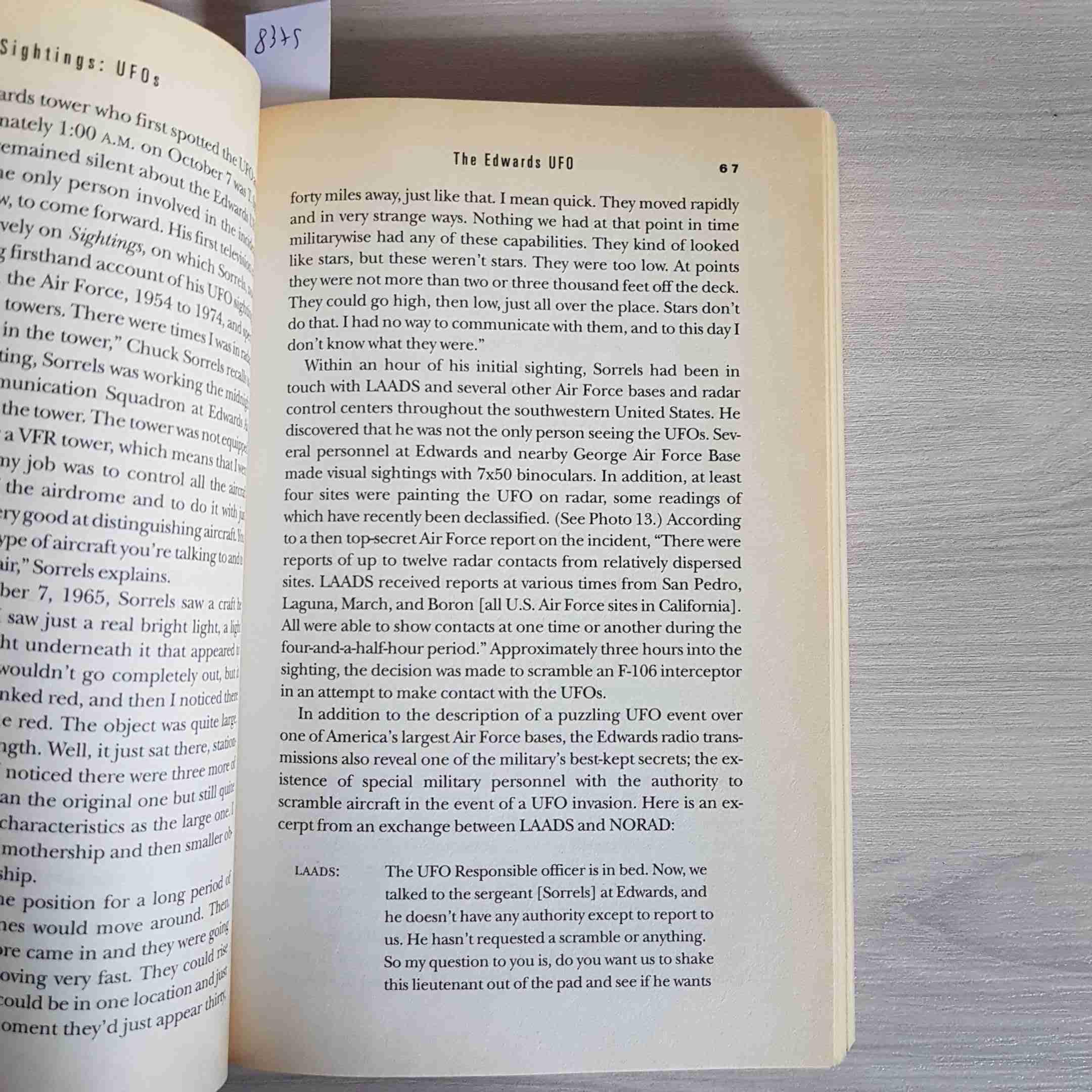 Sightings: UFOs: Beyond Imagination Lies the Truth used book depot