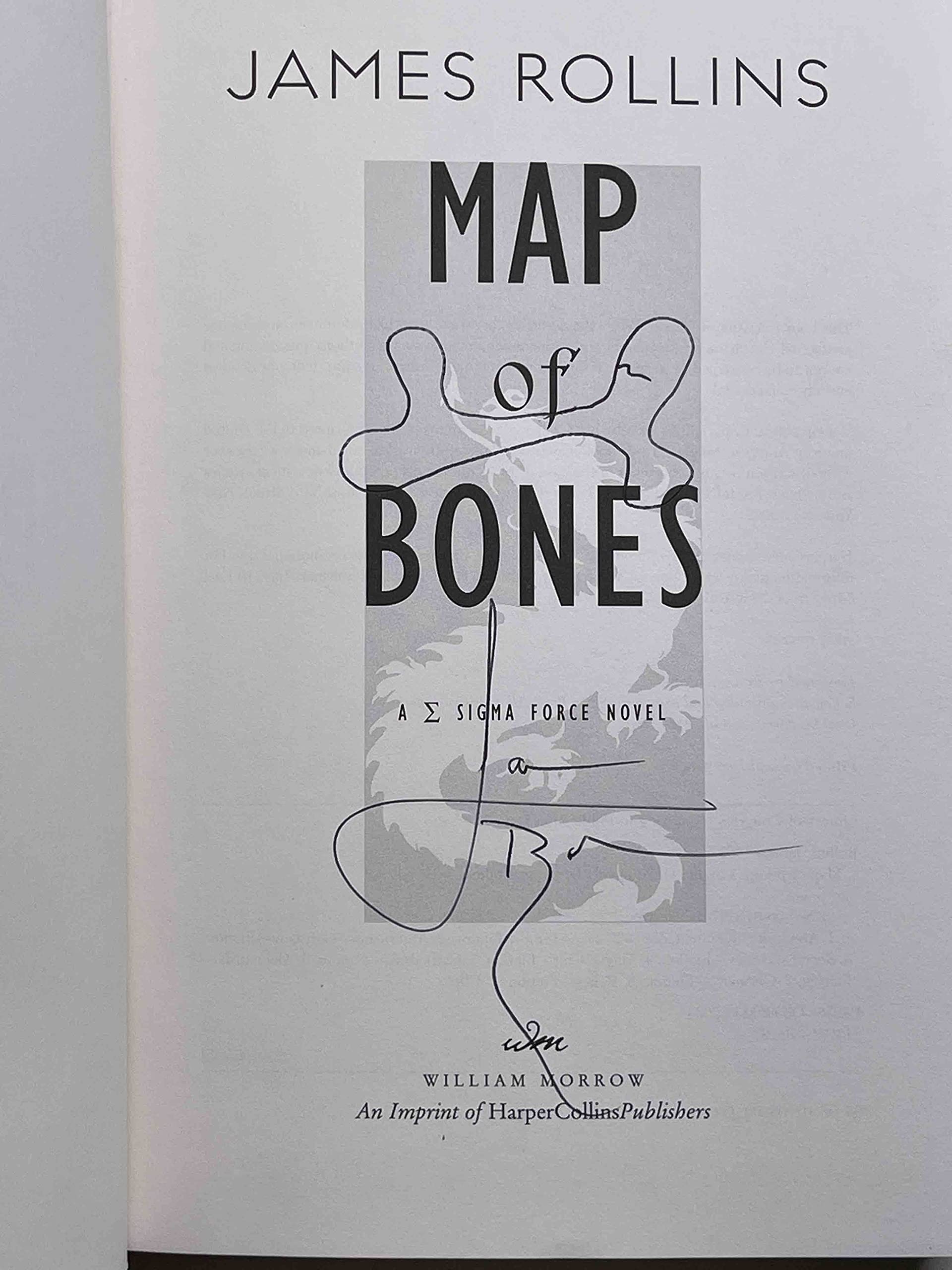 Map of Bones (Sigma Force) used book depot