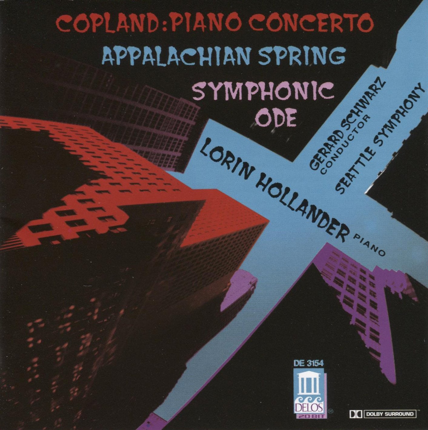 Copland: Piano Concerto; Appalachian Spring; Symphonic Ode used book depot