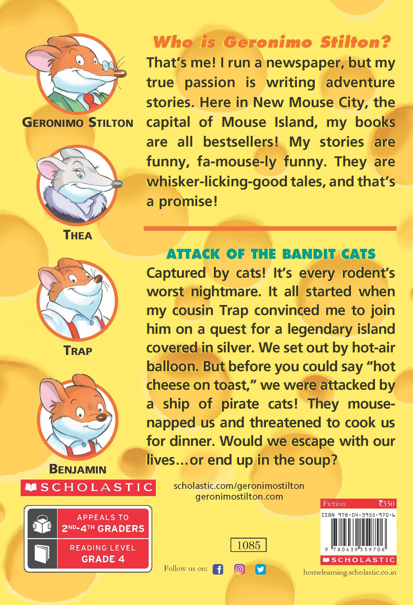 Attack of the Bandit Cats (Geronimo Stilton, No. 8) used book depot