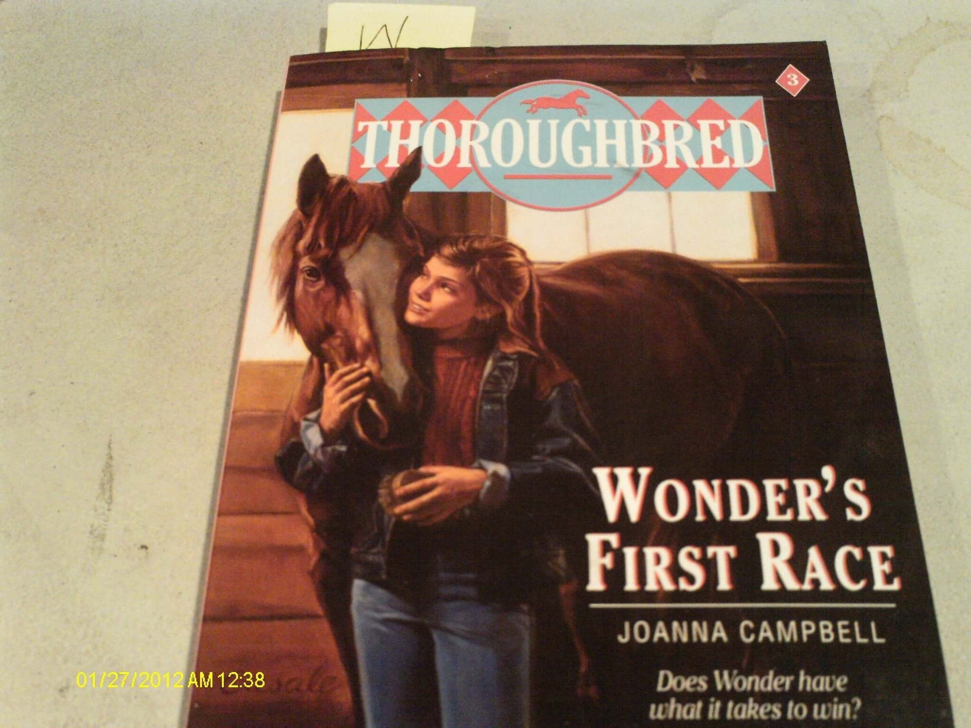 Wonder's First Race (Thoroughbred Series #3) used book depot