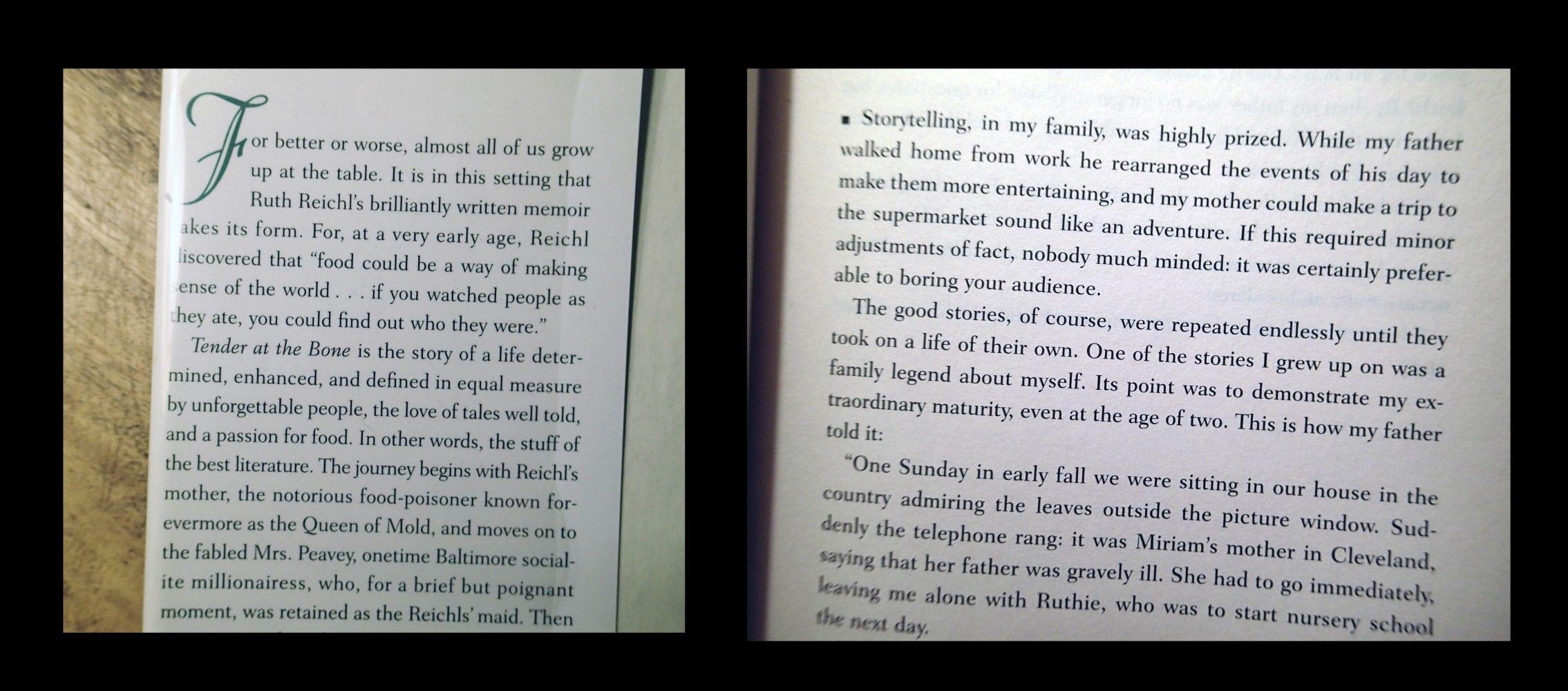 Tender at the Bone: Growing Up at the Table used book depot