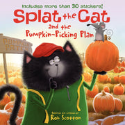 Splat the Cat and the Pumpkin-Picking Plan: Includes More Than 30 Stickers! A Fall and Halloween Book for Kids used book depot