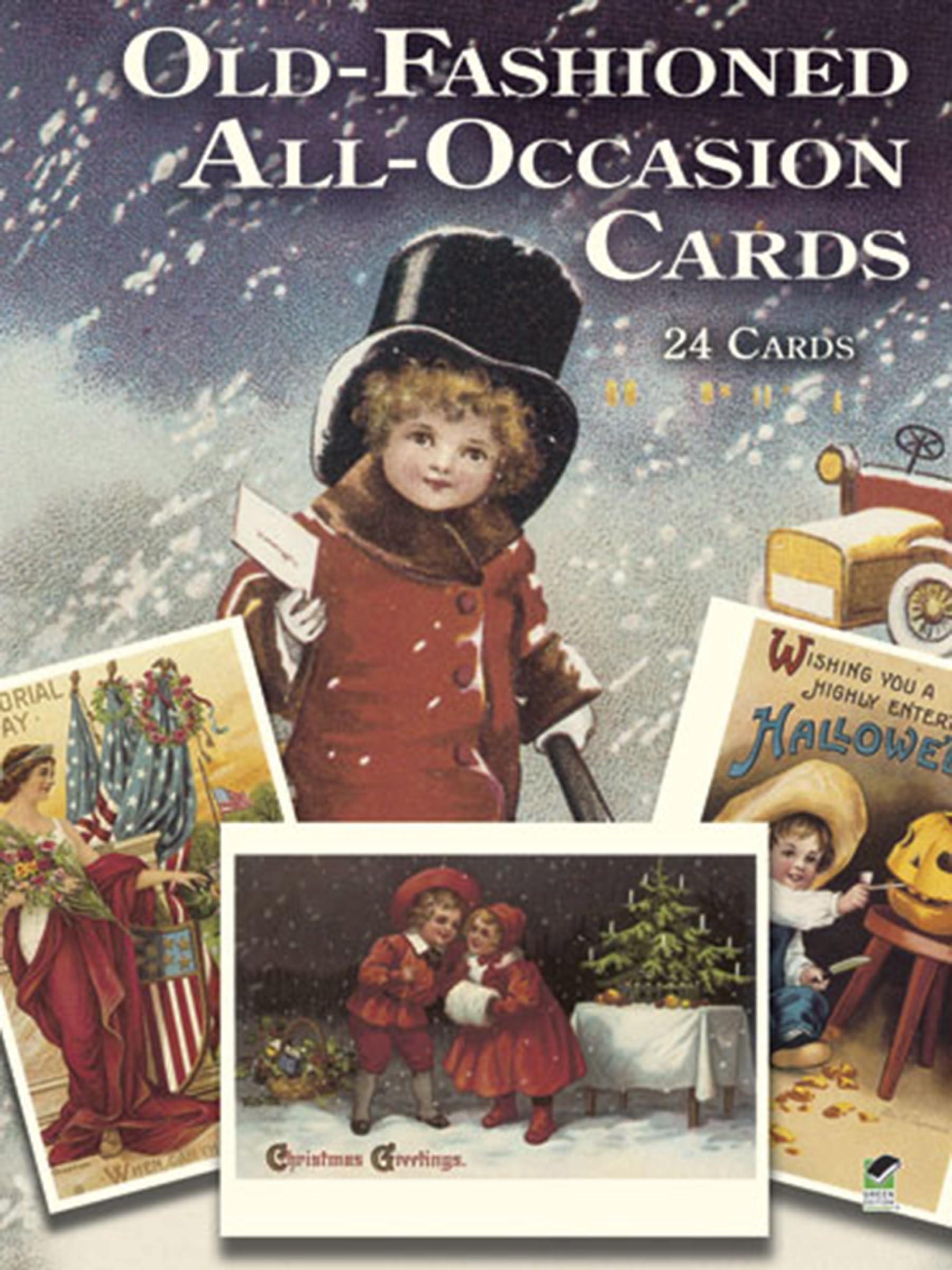 Old-Fashioned All-Occasion Cards: 24 Cards (Dover Postcards)