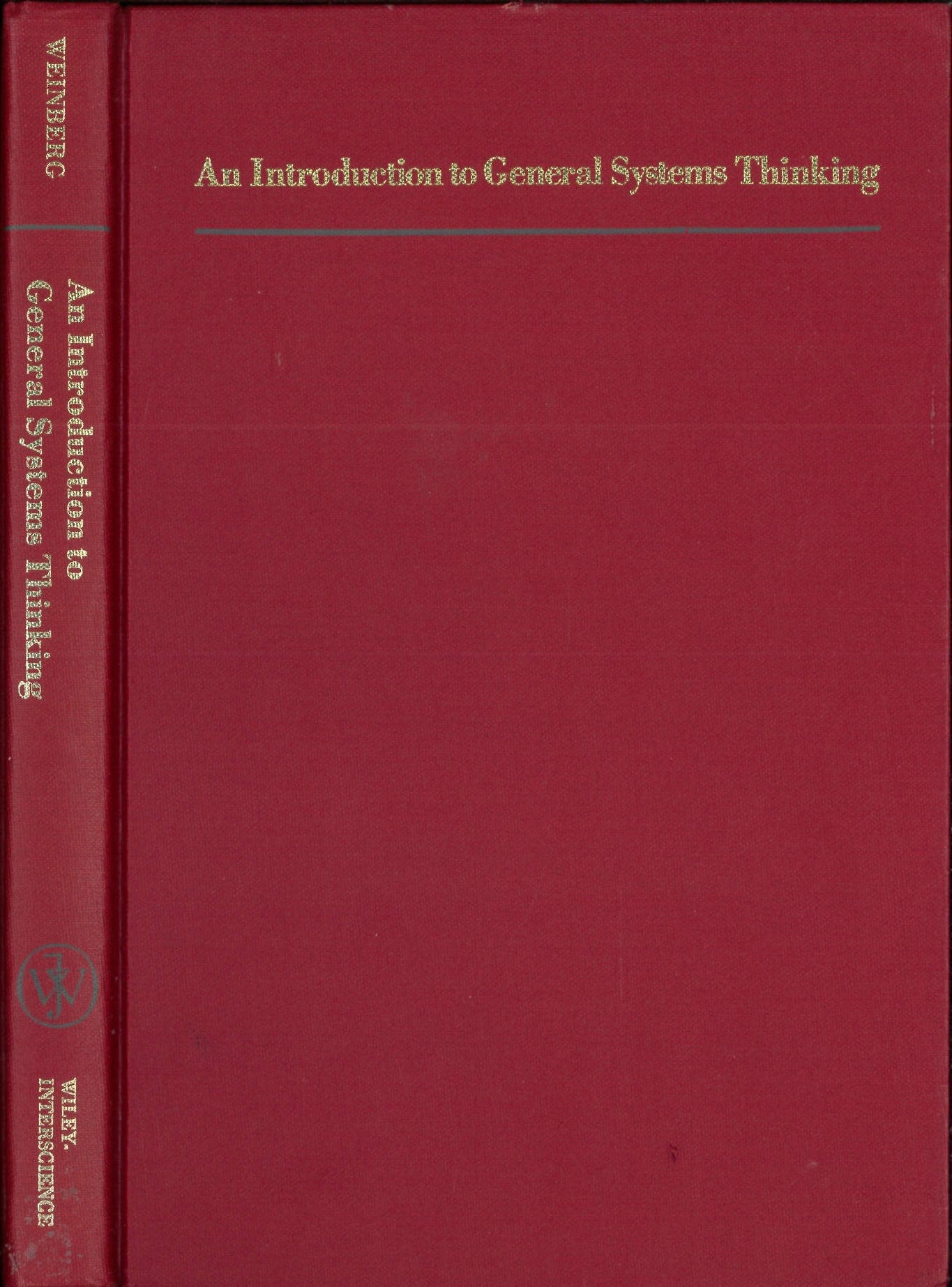 An Introduction to General Systems Thinking (Wiley Series on Systems Engineering and Analysis) used book depot