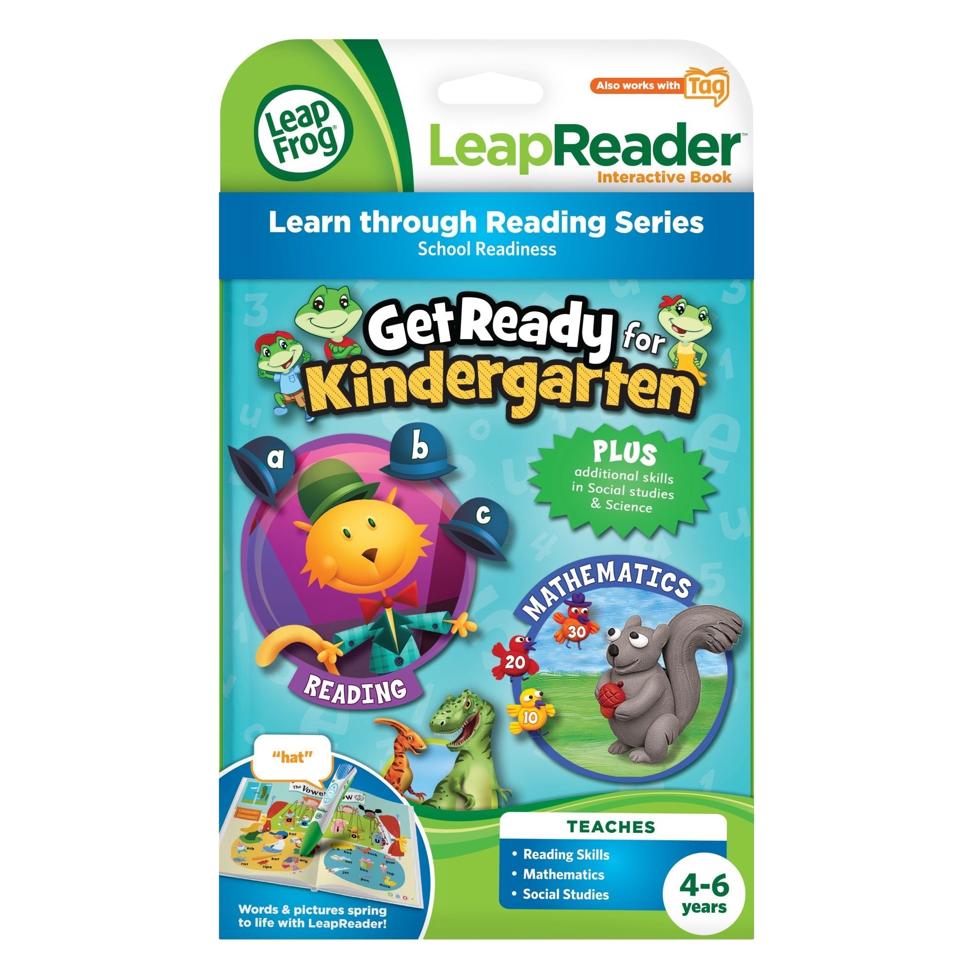 LeapFrog LeapReader Book: Get Ready for Kindergarten (works with Tag) used book depot