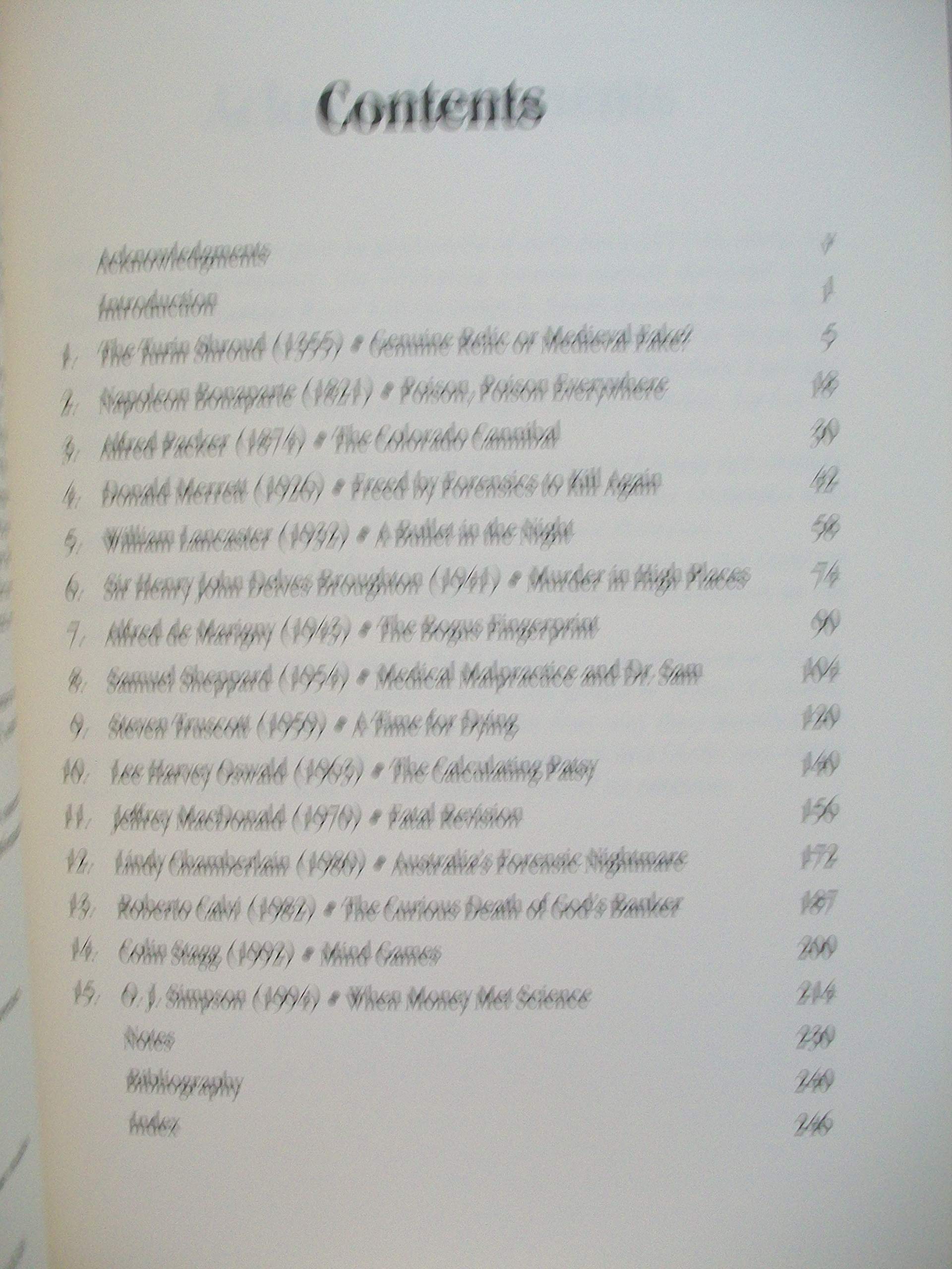 A Question of Evidence: The Casebook of Great Forensic Controversies, from Napoleon to O.J. used book depot