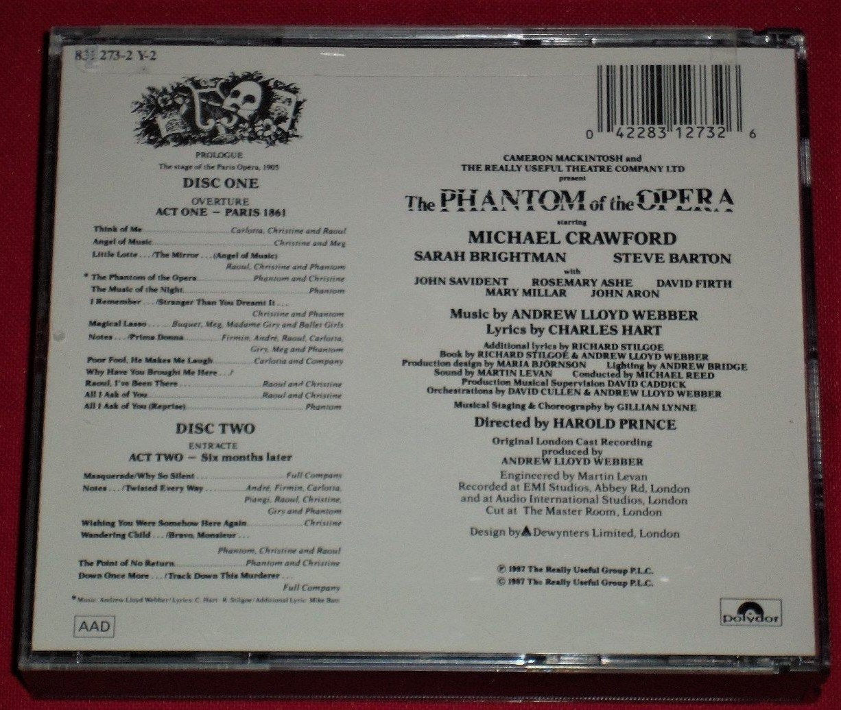 The Phantom of the Opera - Original - London Cast Soundtrack