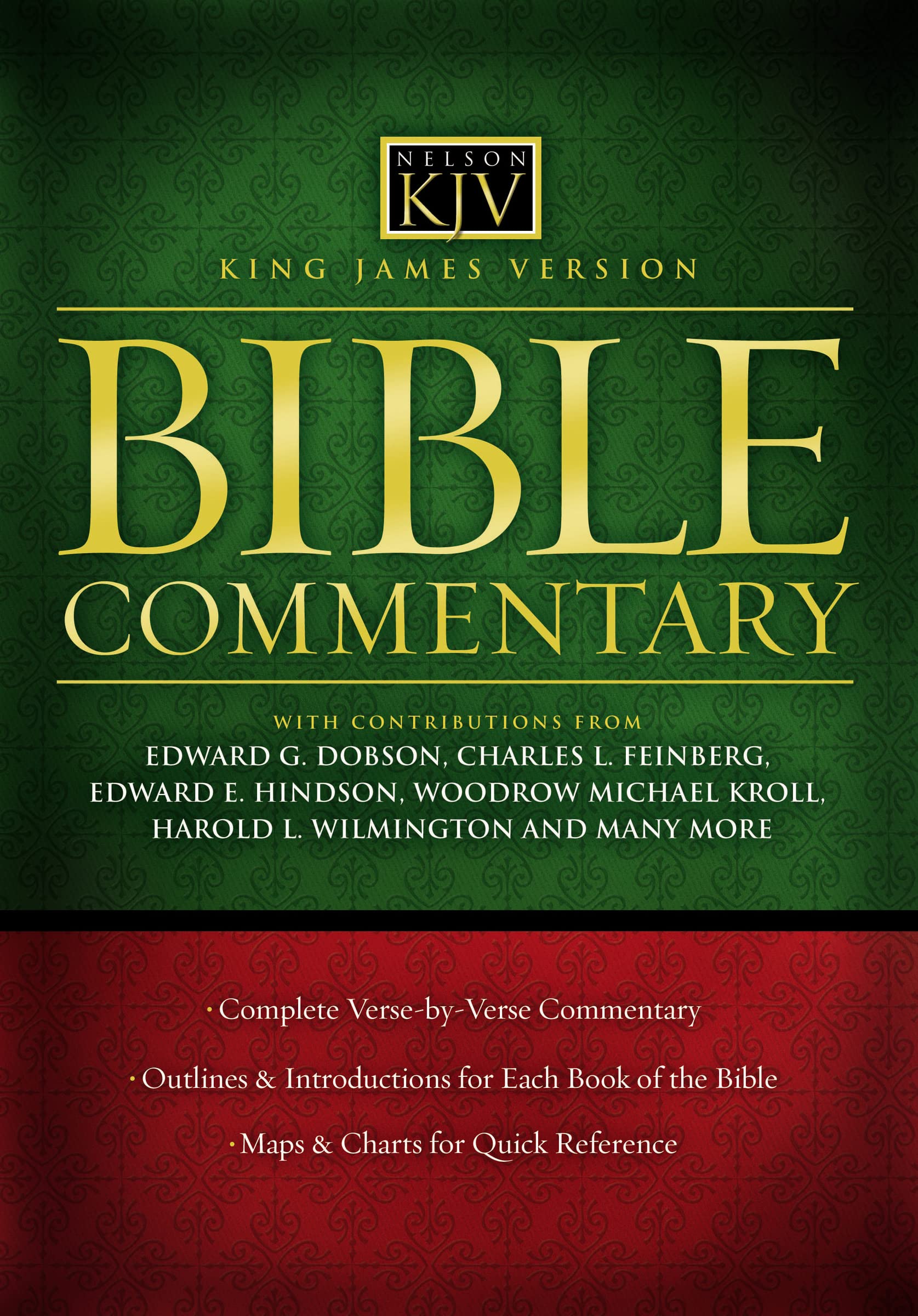 King James Version Bible Commentary: A Complete Verse-By-Verse Commentary With Outlines, Book Introductions, Maps, and Charts used book depot