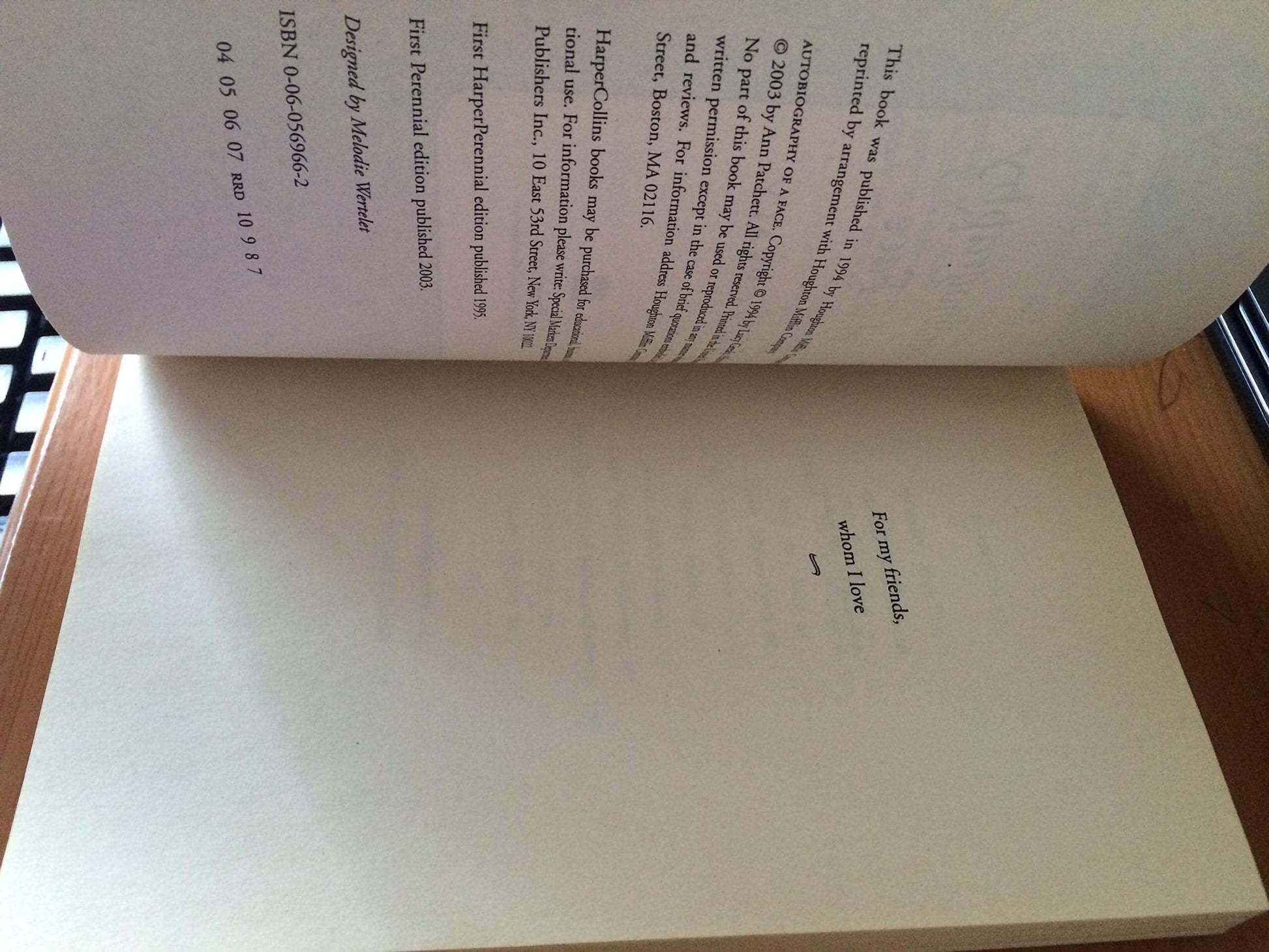 Autobiography of a Face used book depot