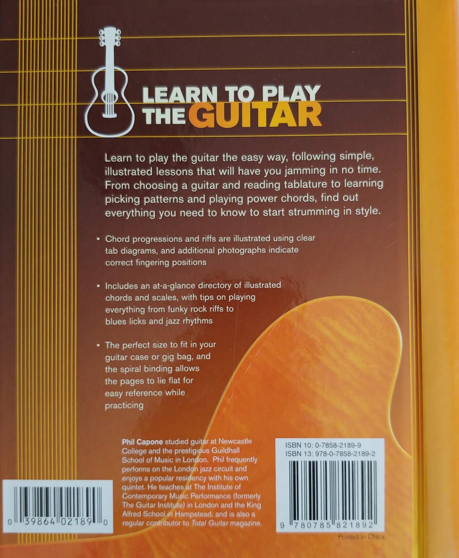 Learn to Play the Guitar (Music Bibles) used book depot
