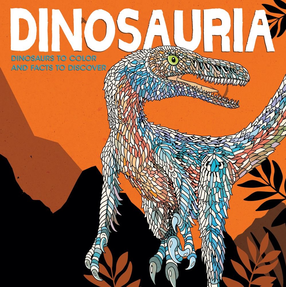Dinosauria: Dinosaurs to Color and Facts to Discover used book depot