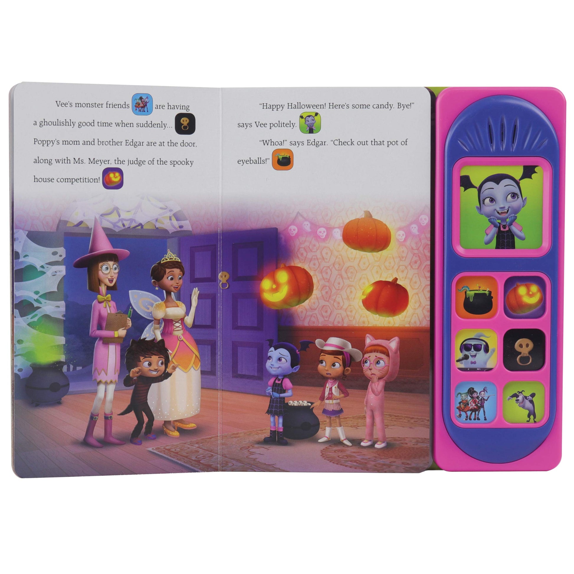 Disney Junior Vampirina - A Very Hauntley Halloween Sound Book - PI Kids used book depot