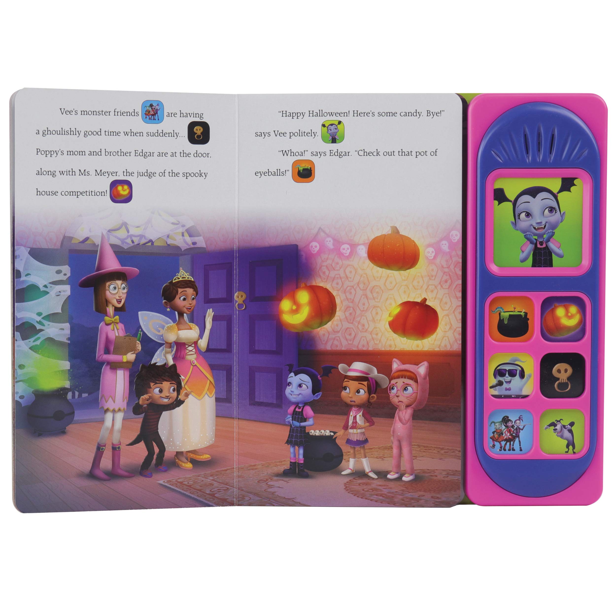 Disney Junior Vampirina - A Very Hauntley Halloween Sound Book - PI Kids used book depot