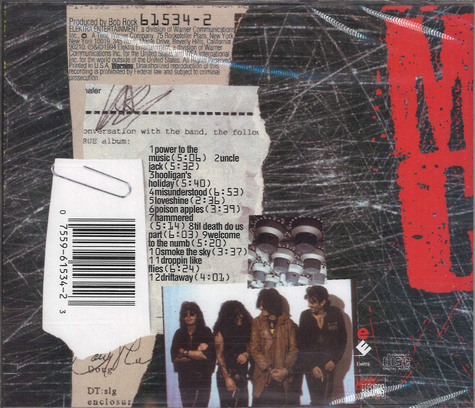 Motley Crue used book depot
