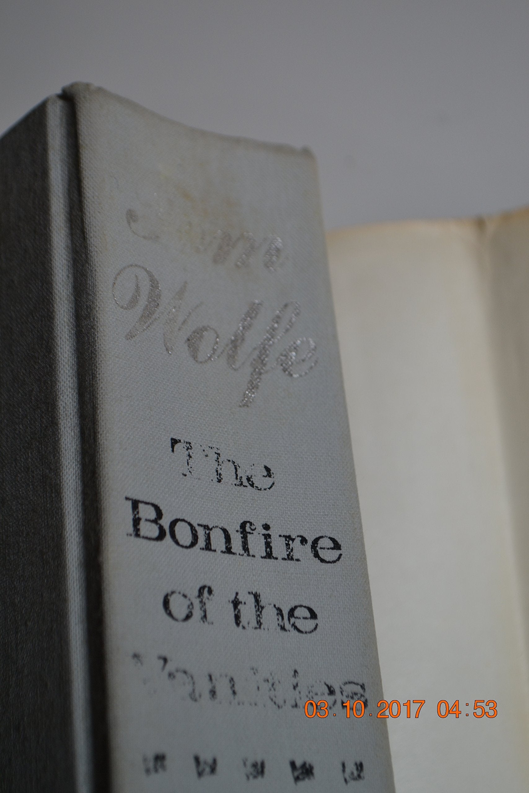 The Bonfire of The Vanities used book depot