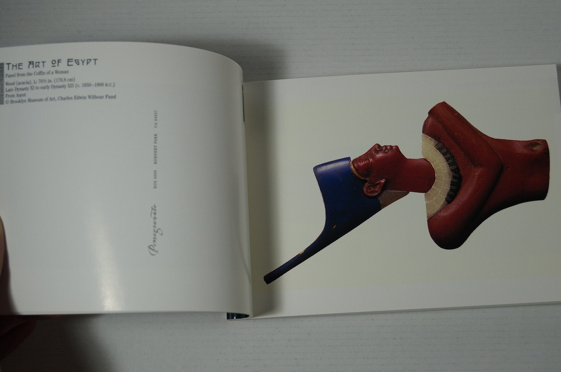 The Art of Egypt Book of Postcards used book depot