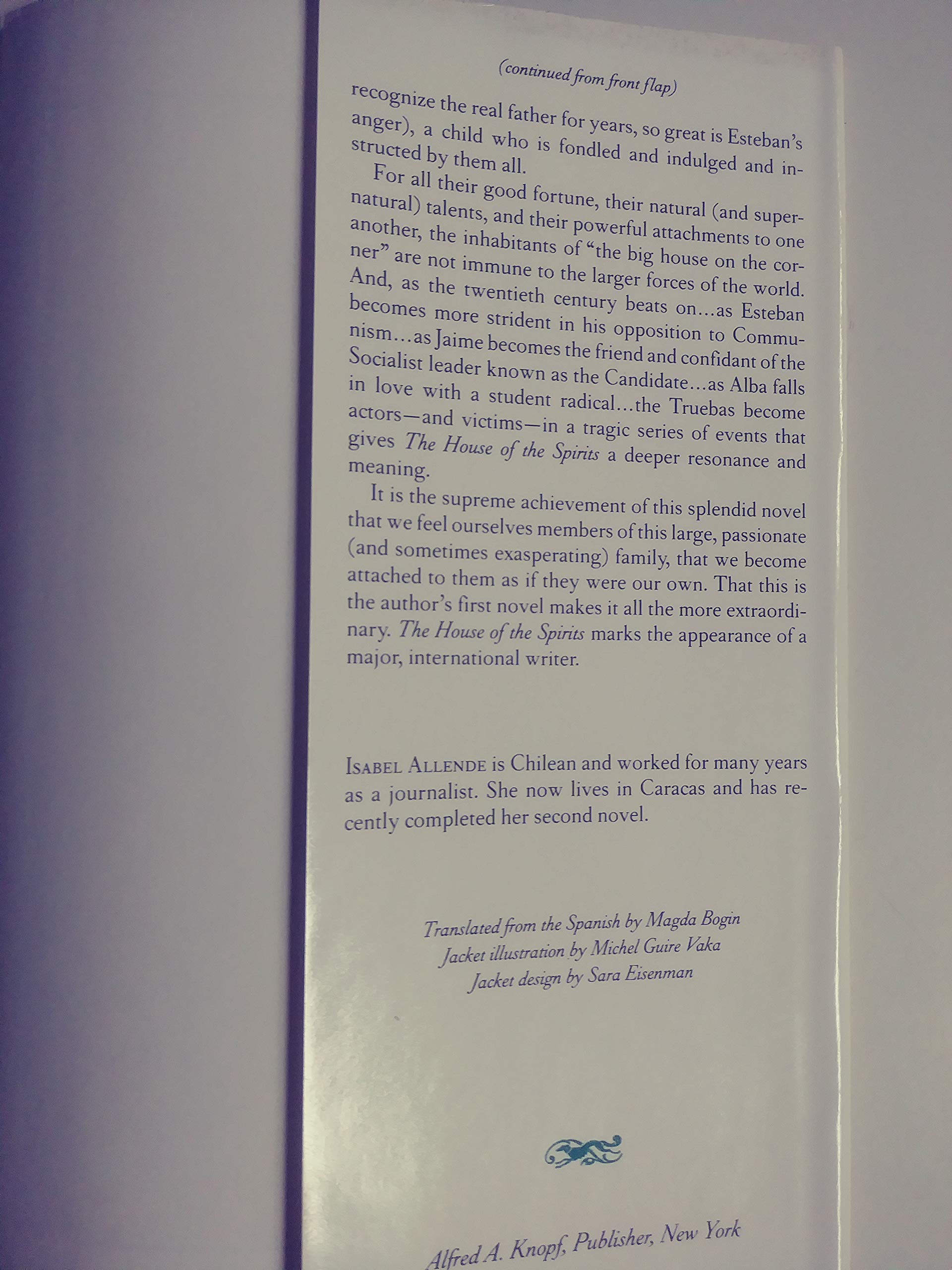 The House of the Spirits used book depot